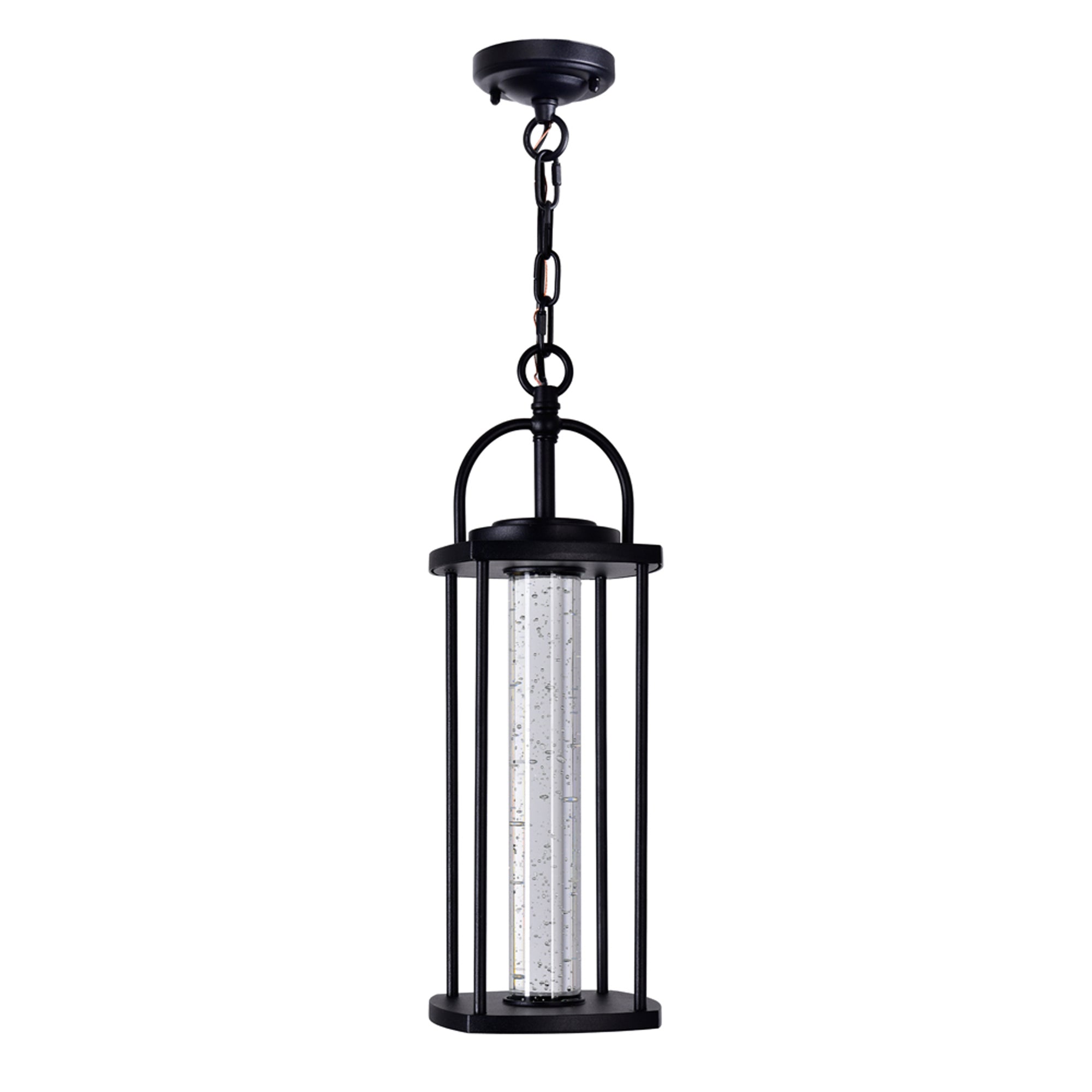 Greenwood LED Black Outdoor Pendant