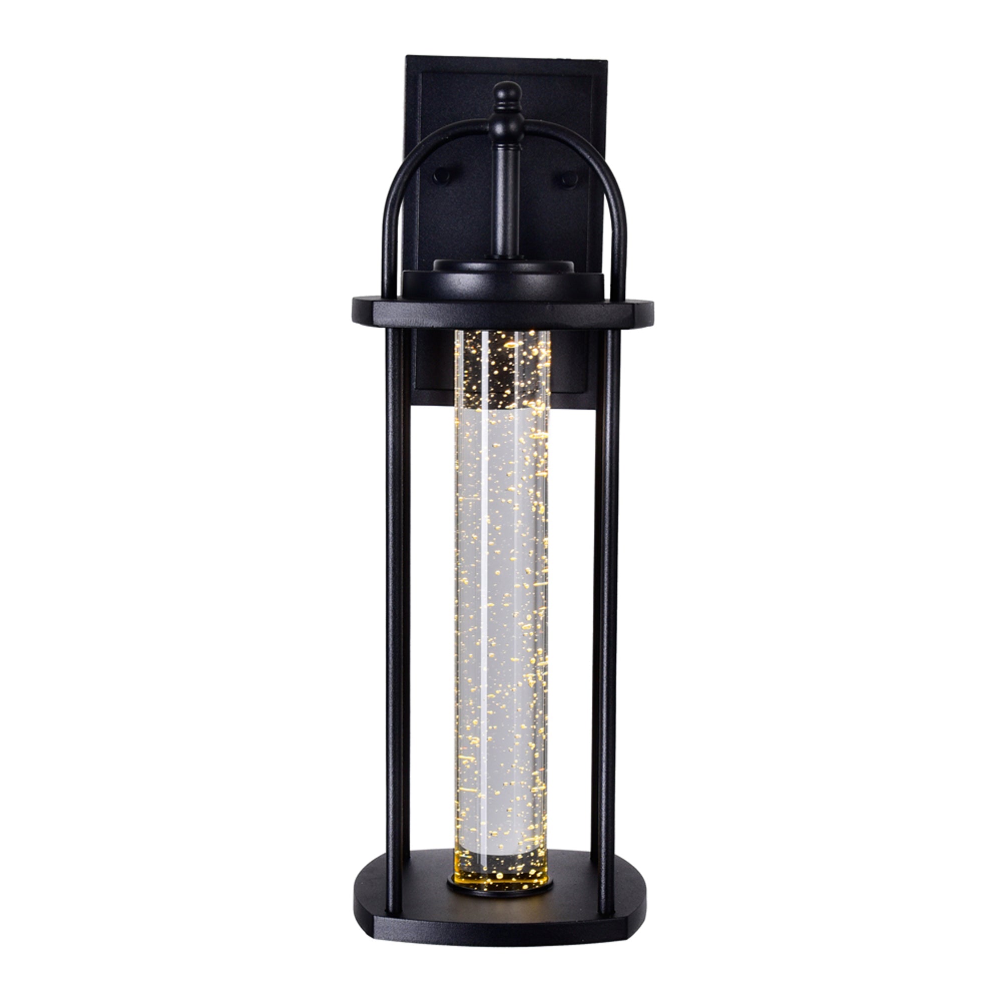 Greenwood LED Black Outdoor Wall Lantern