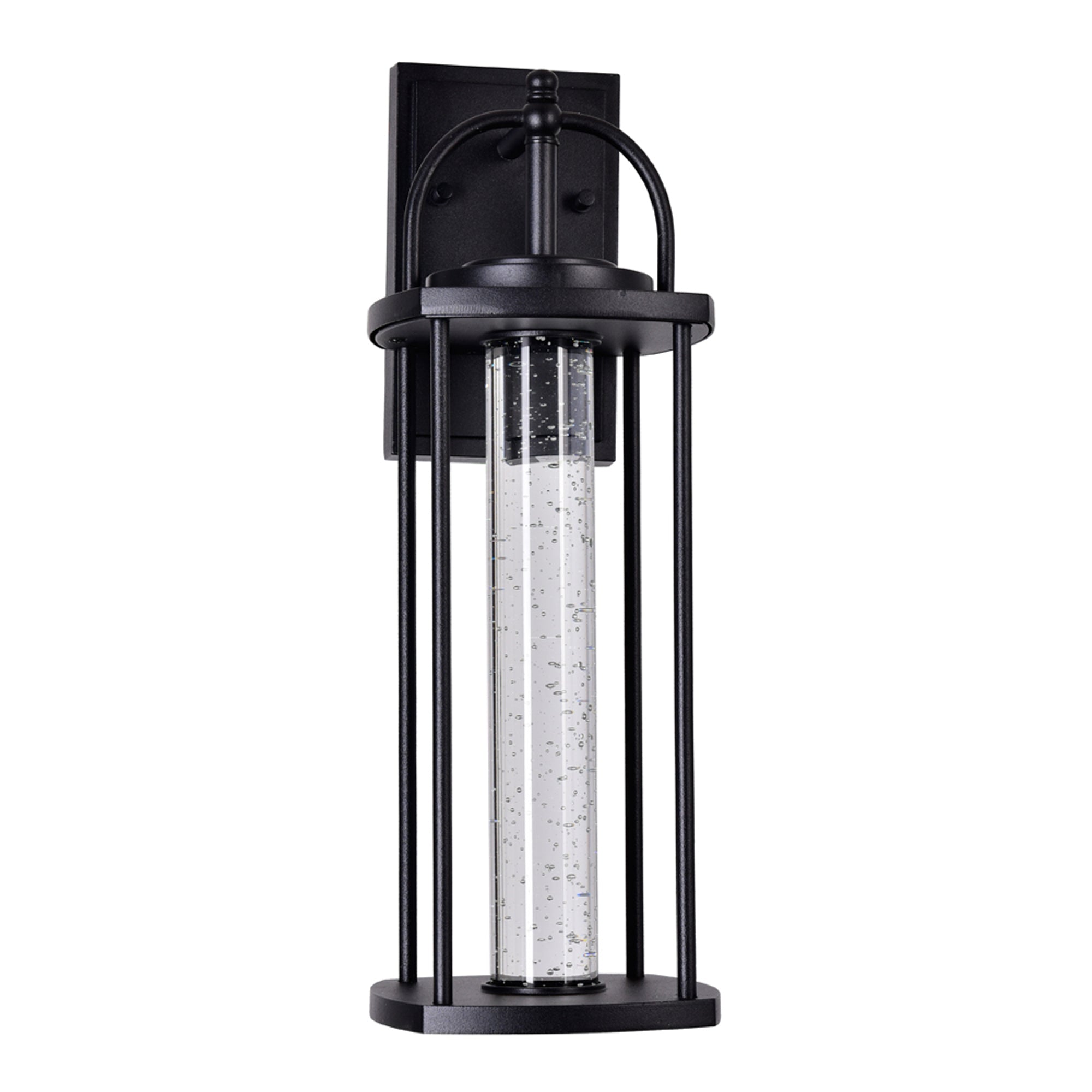 Greenwood LED Black Outdoor Wall Lantern