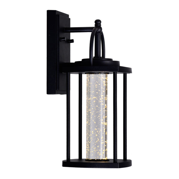 Greenwood LED Black Outdoor Wall Lantern