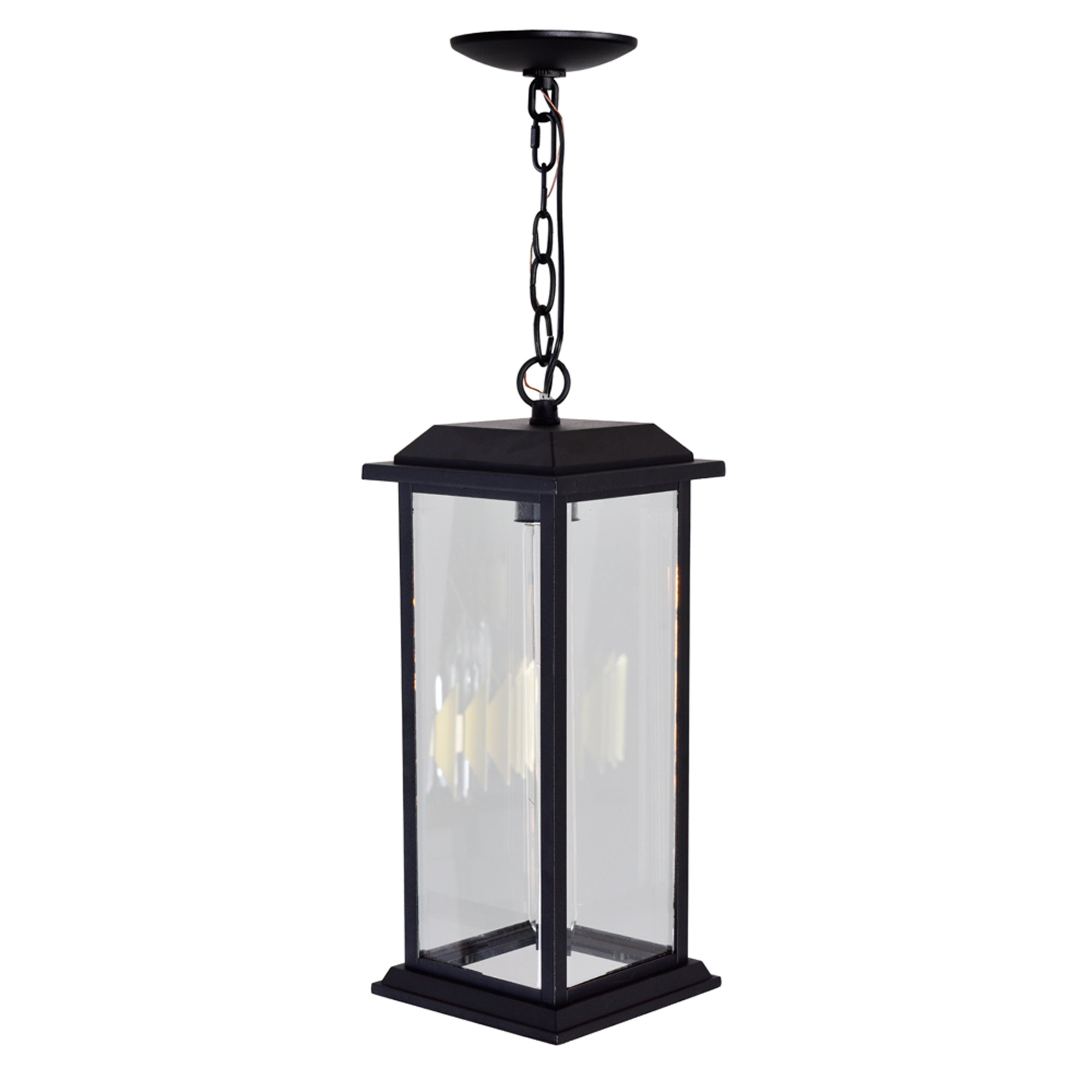 Blackbridge 1 Light Black Outdoor Pendant