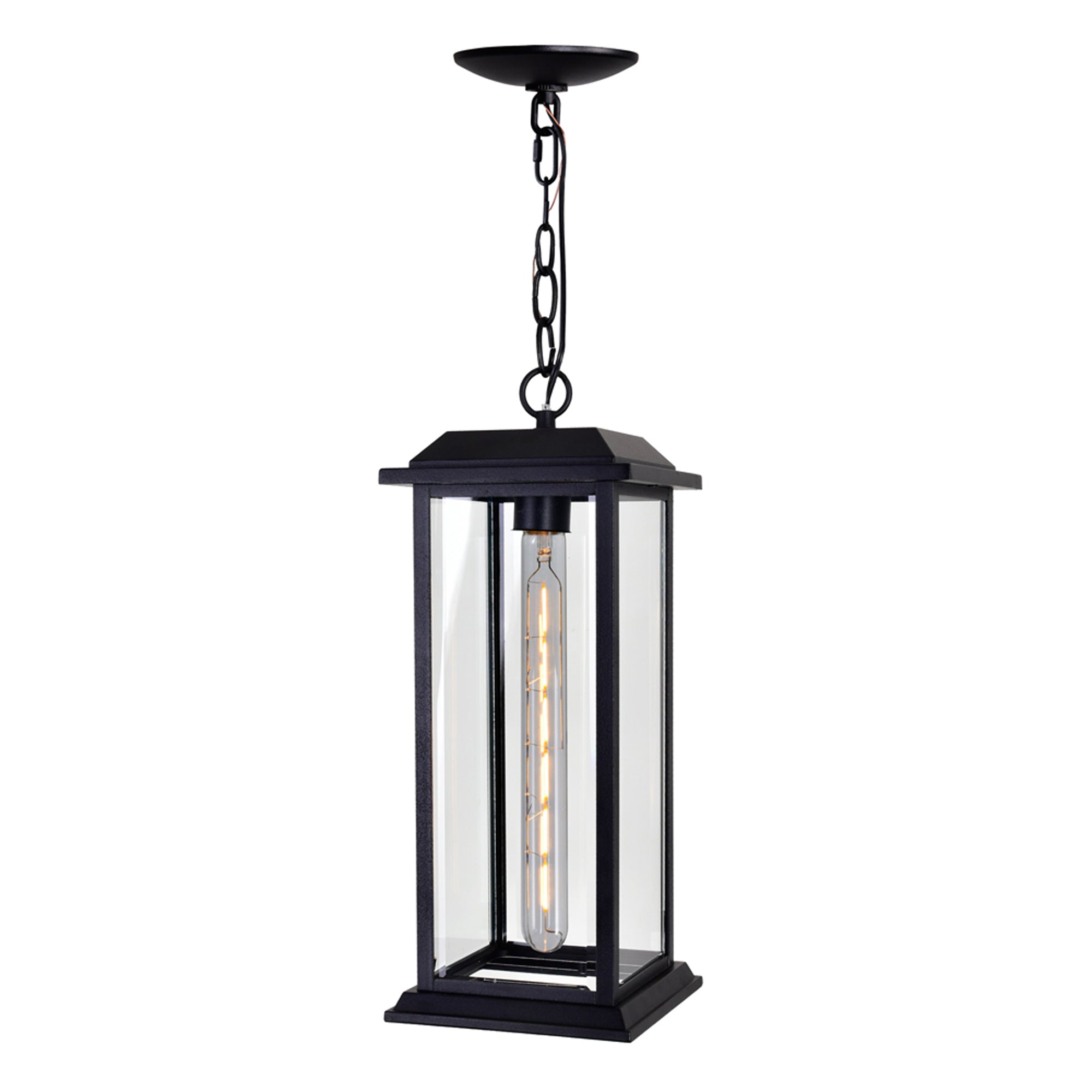 Blackbridge 1 Light Black Outdoor Pendant