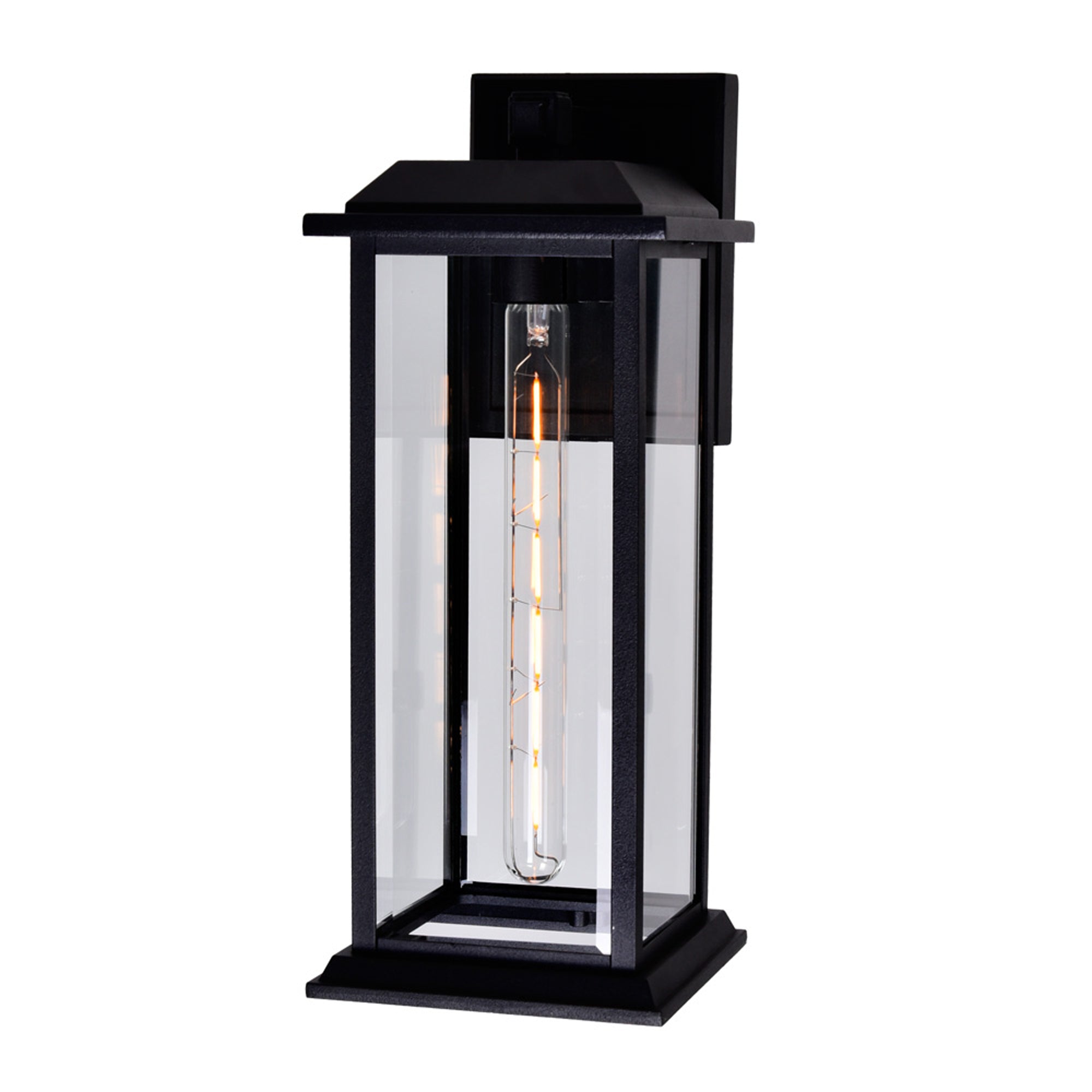 Blackbridge 1 Light Black Outdoor Wall Lantern