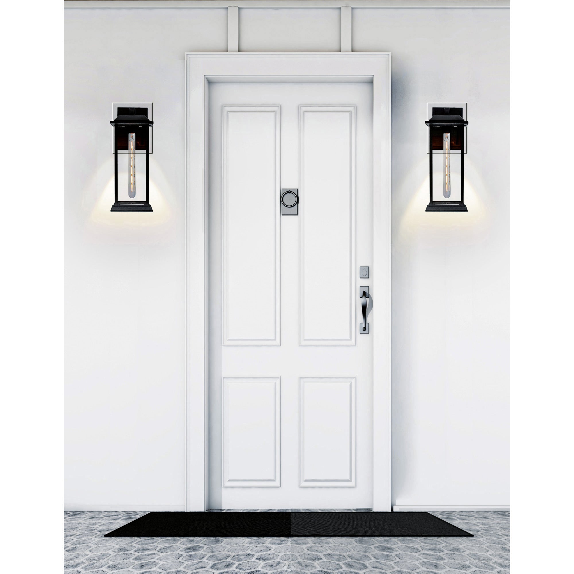 Blackbridge 1 Light Black Outdoor Wall Lantern