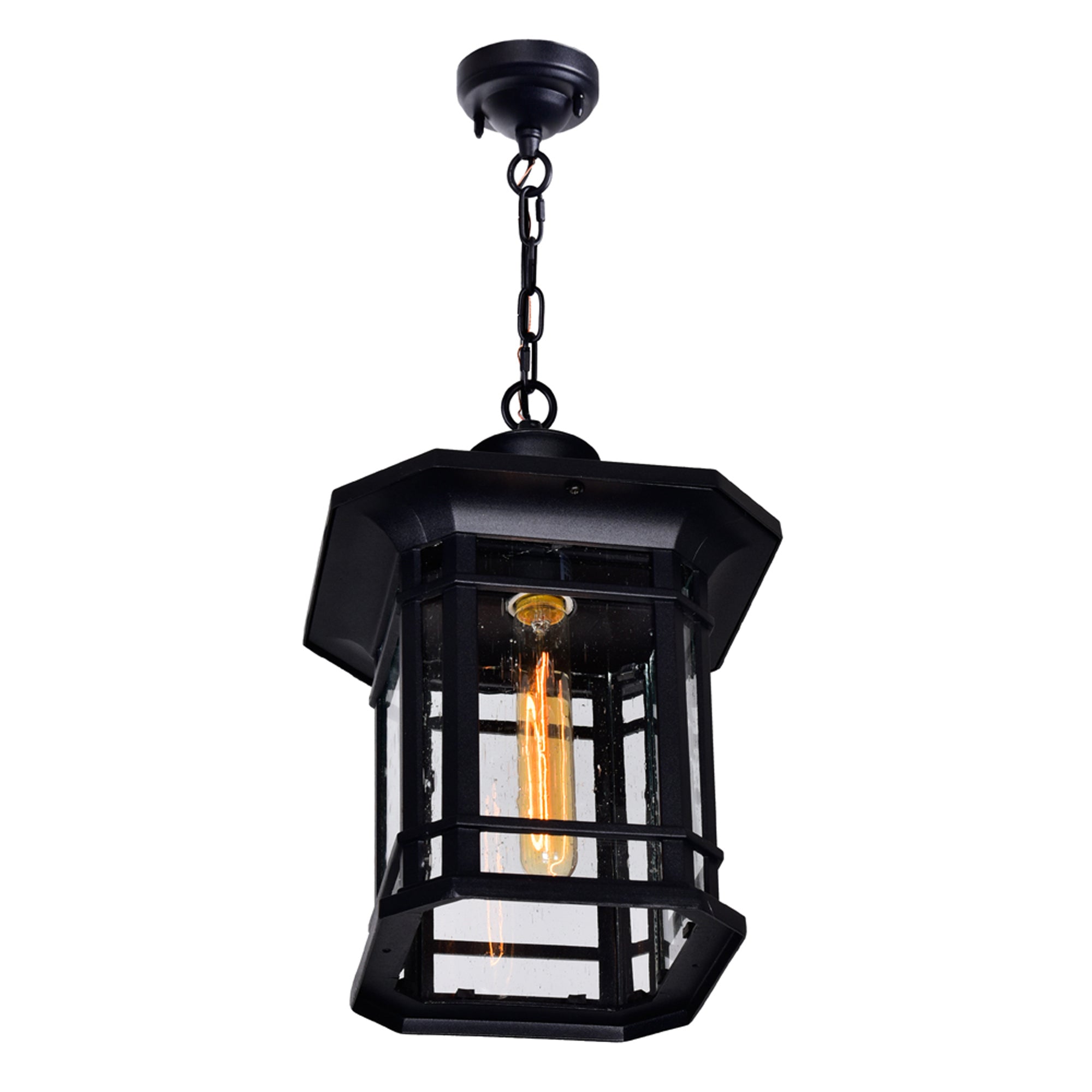 Blackburn 1 Light Black Outdoor Pendant