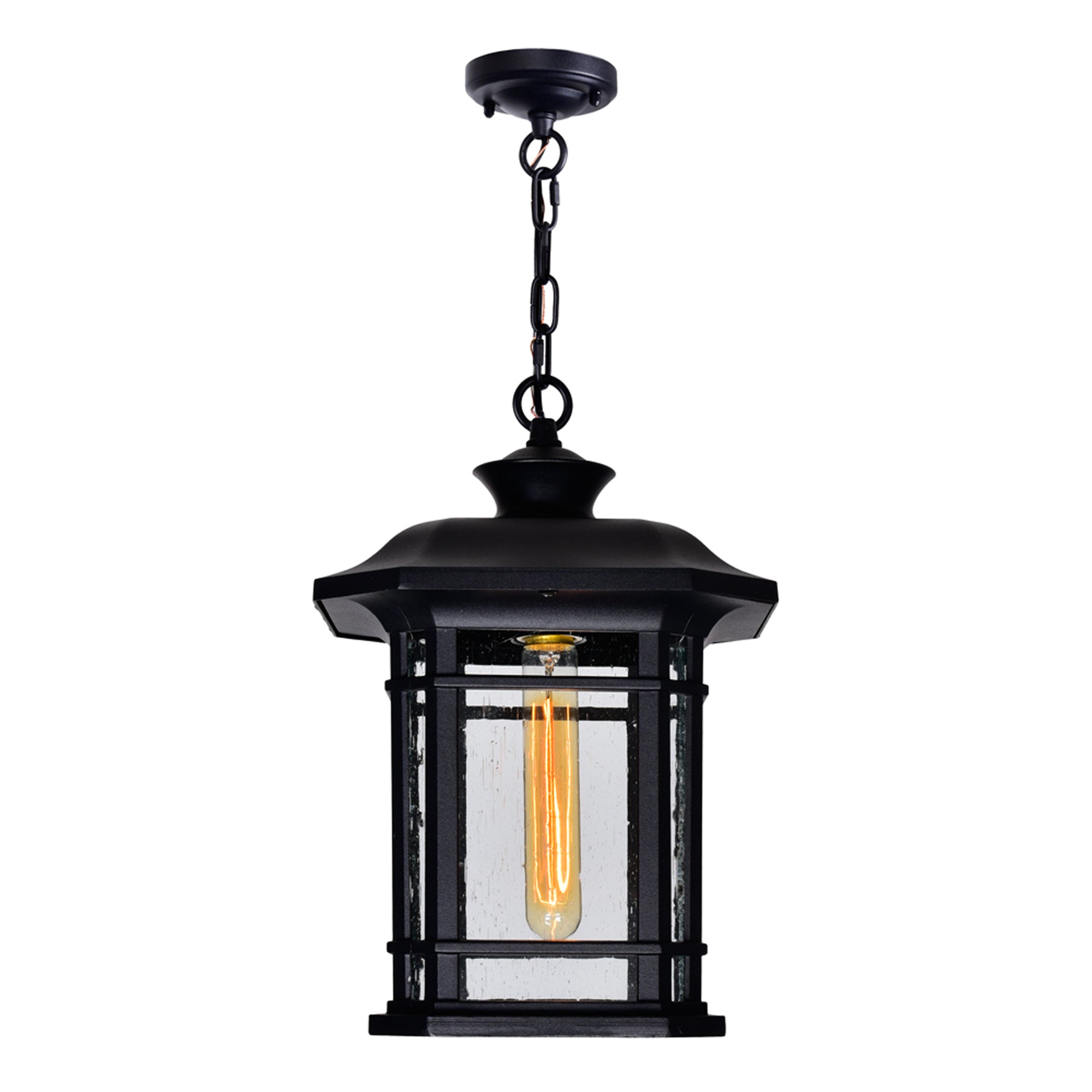 Blackburn 1 Light Black Outdoor Pendant