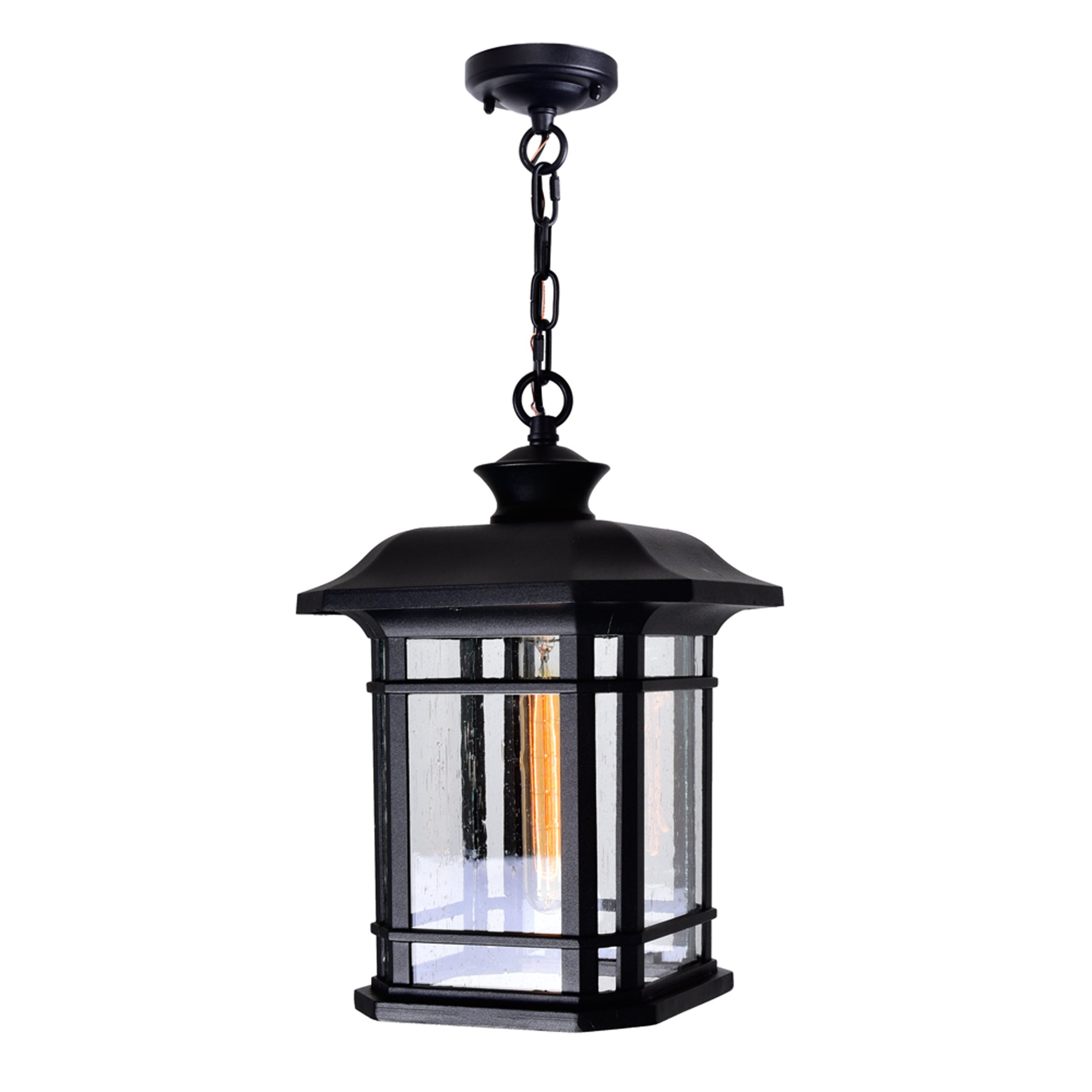 Blackburn 1 Light Black Outdoor Pendant