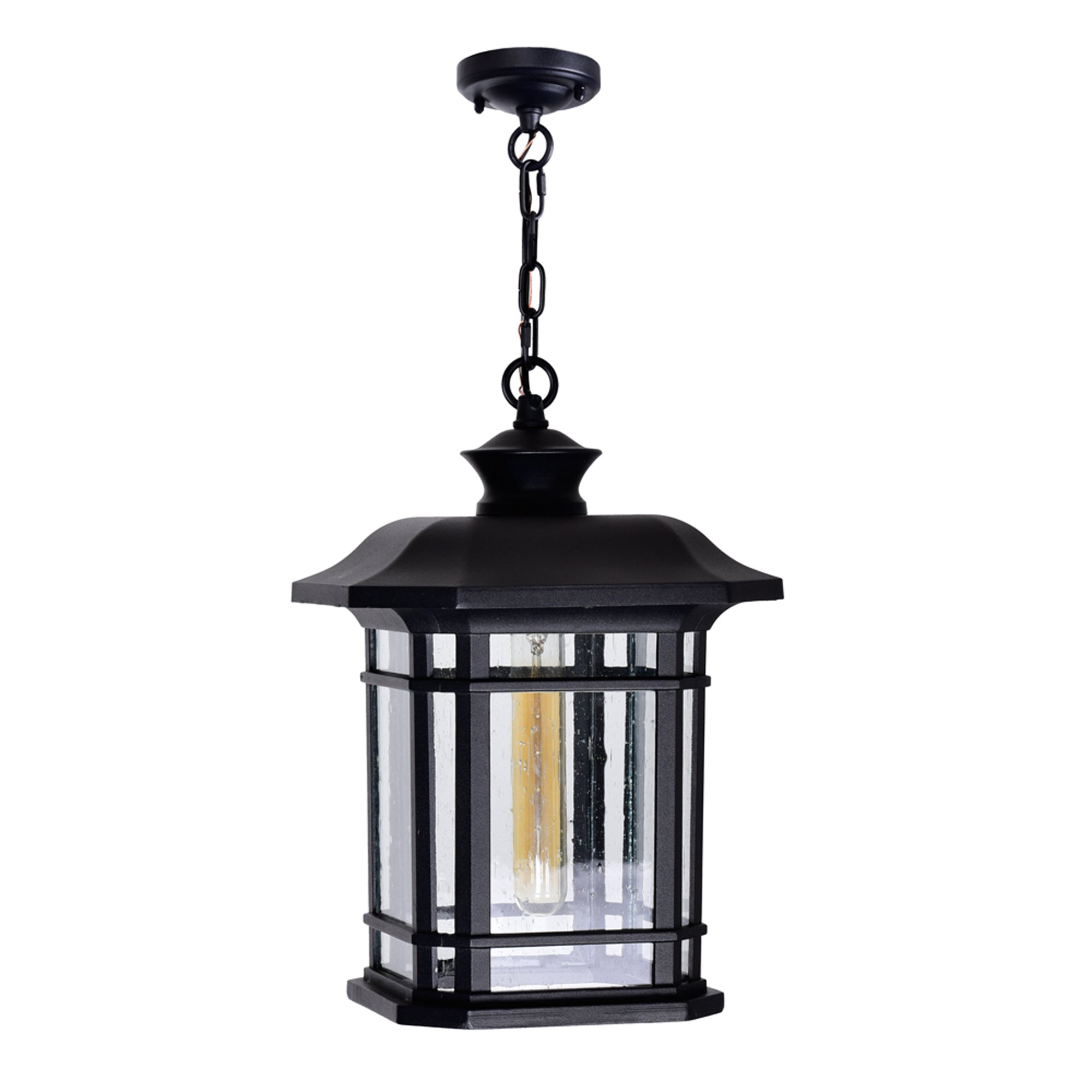 Blackburn 1 Light Black Outdoor Pendant