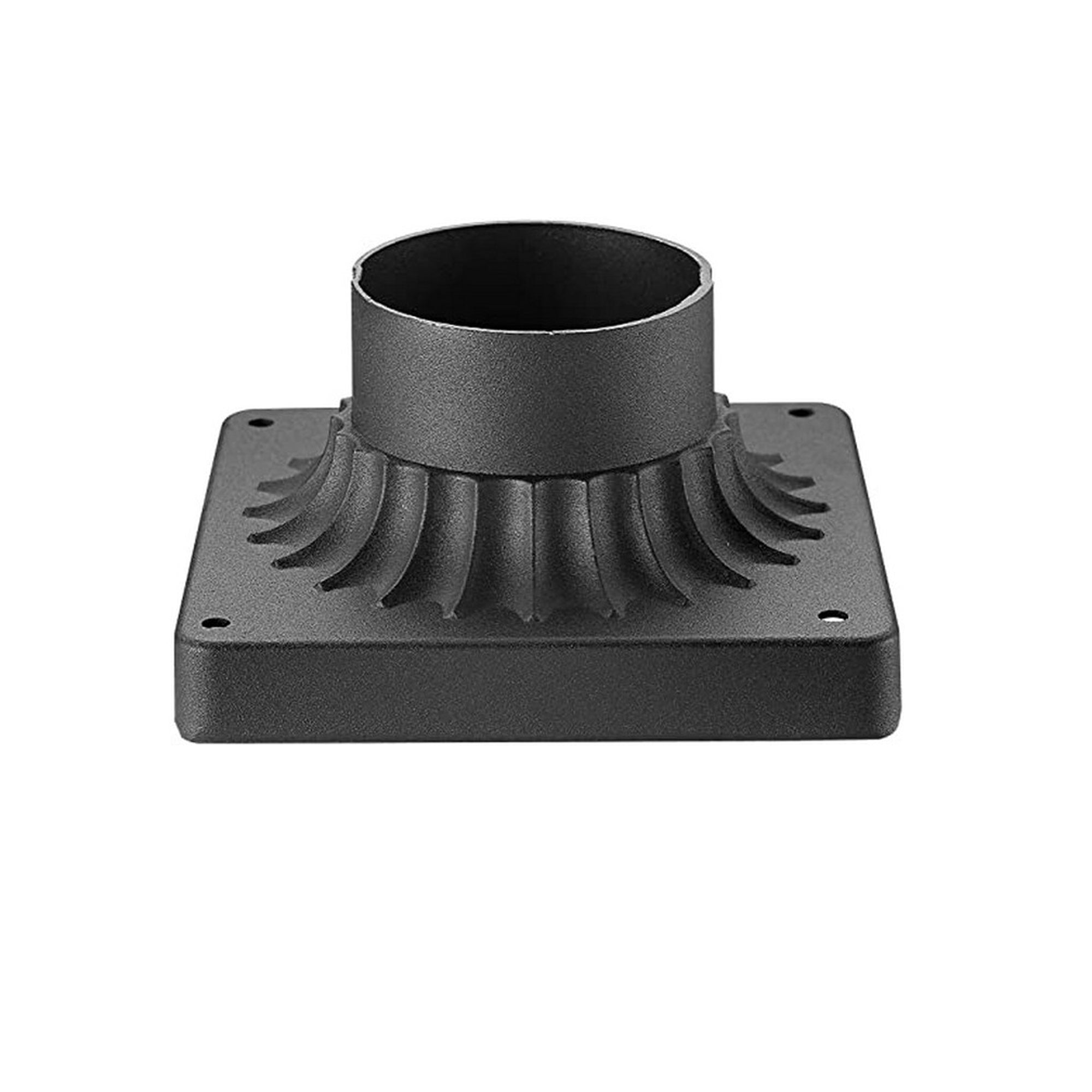 Granville 3.25" Black Outdoor Pier Mount Base