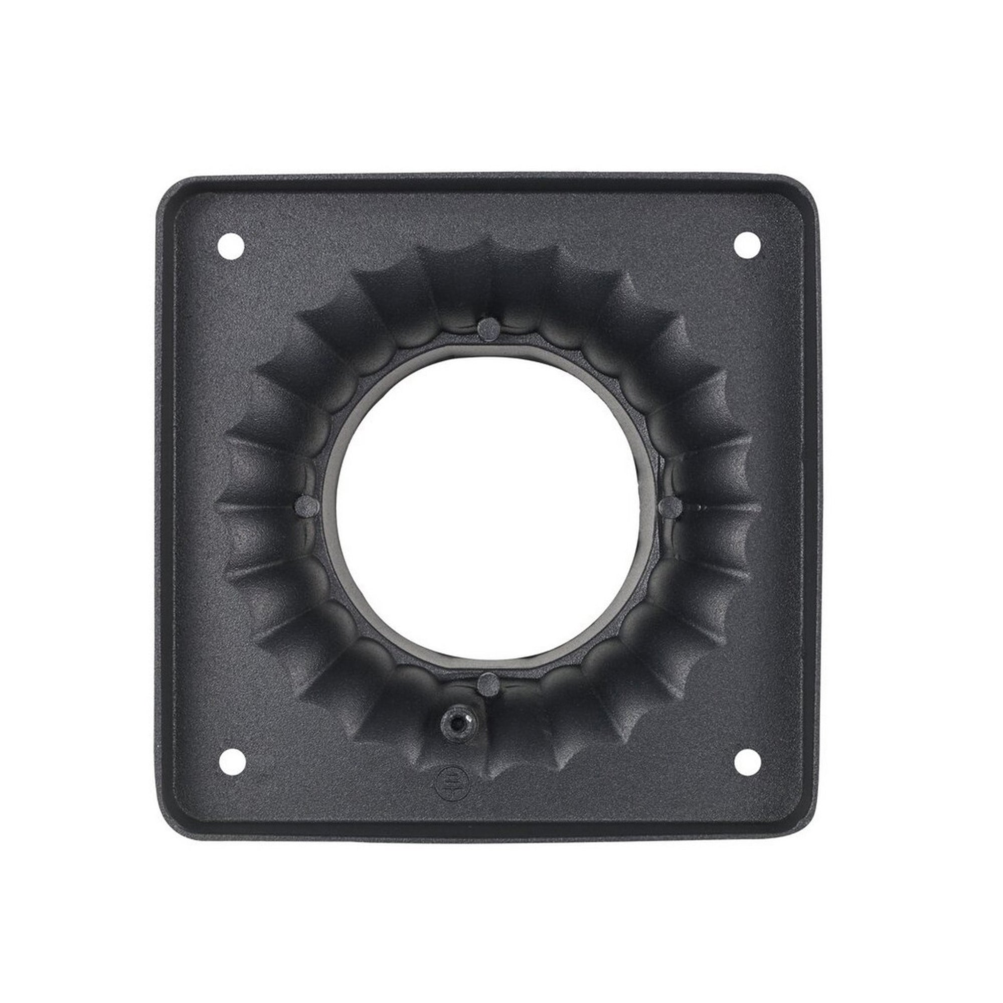 Granville 3.25" Black Outdoor Pier Mount Base