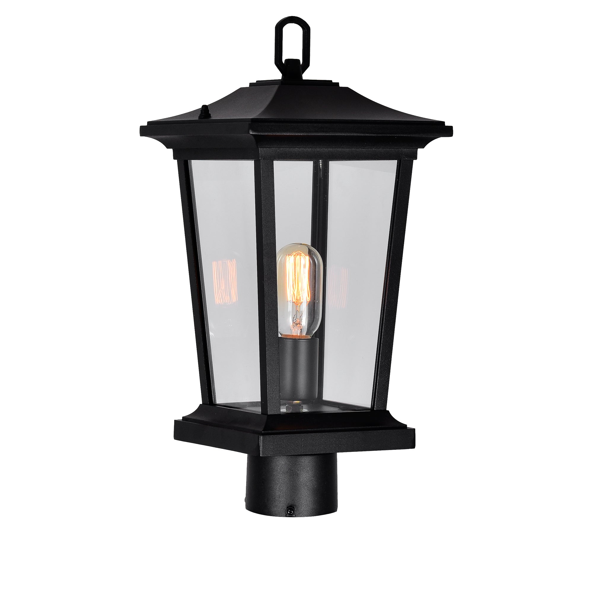 Leawood 1 Light Black Outdoor Lantern Head