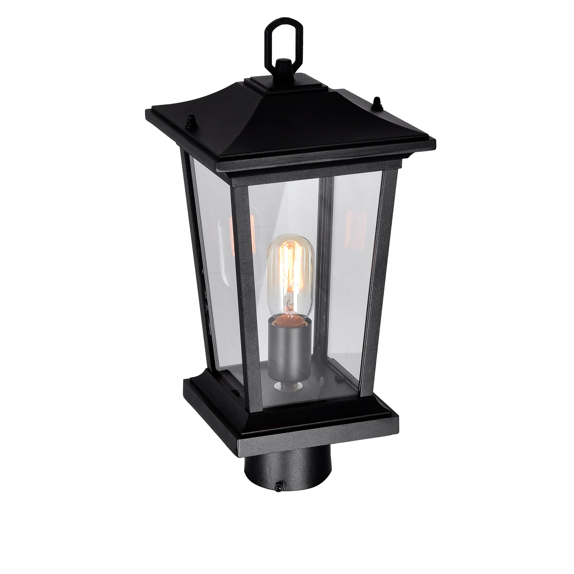 Leawood 1 Light Black Outdoor Lantern Head