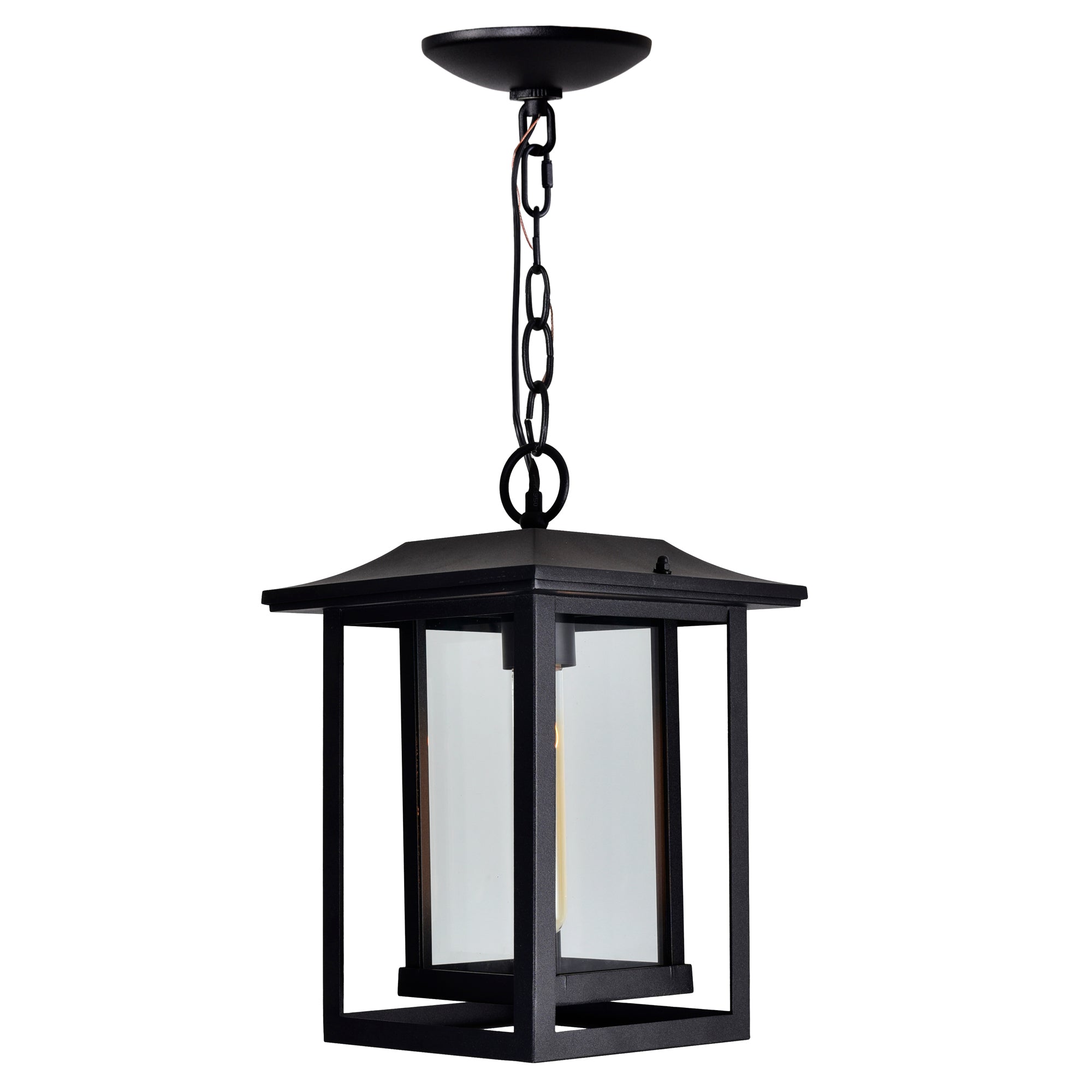 Winfield 1 Light Black Outdoor Pendant