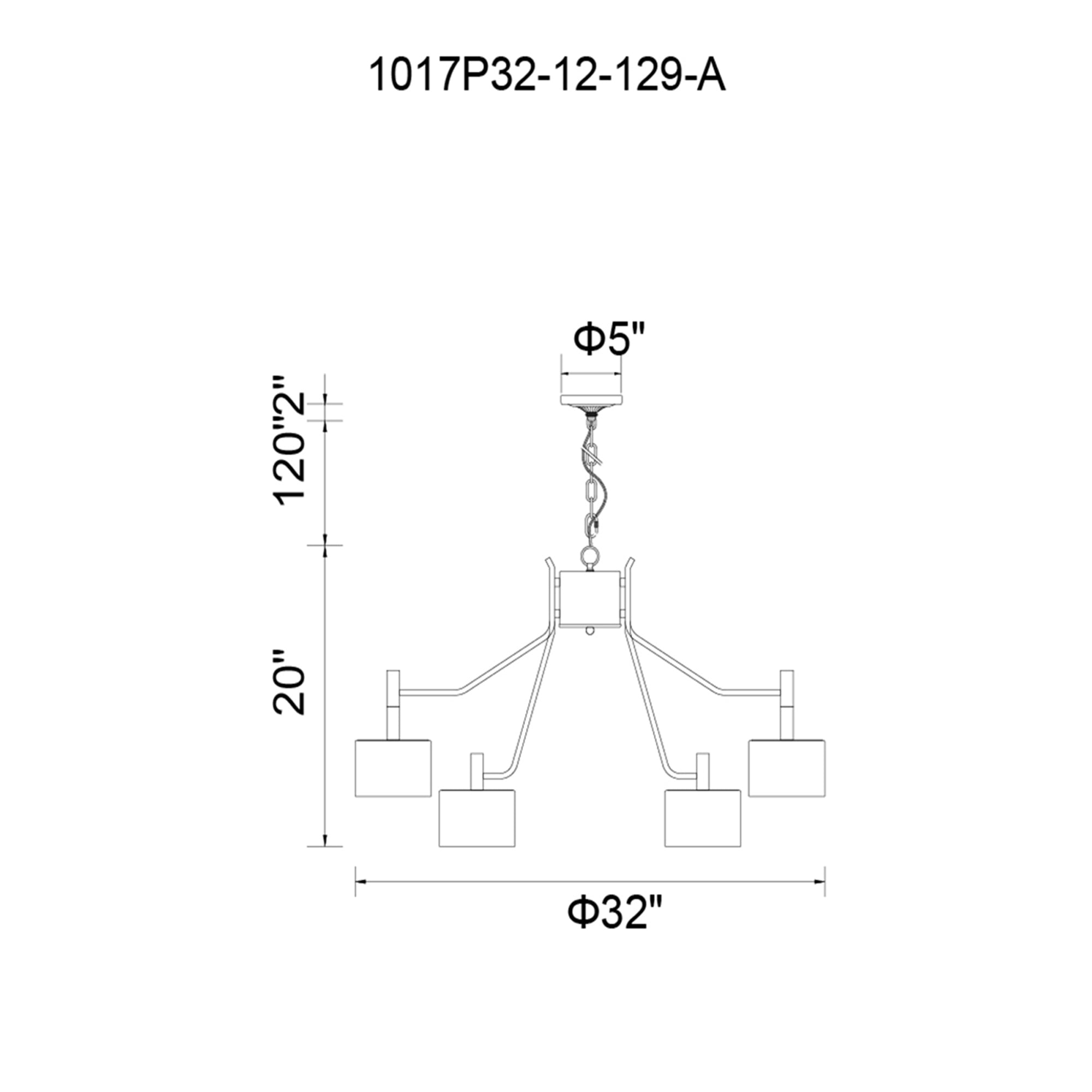 Corna 12 Light Matte Black & Satin Gold Down Chandelier