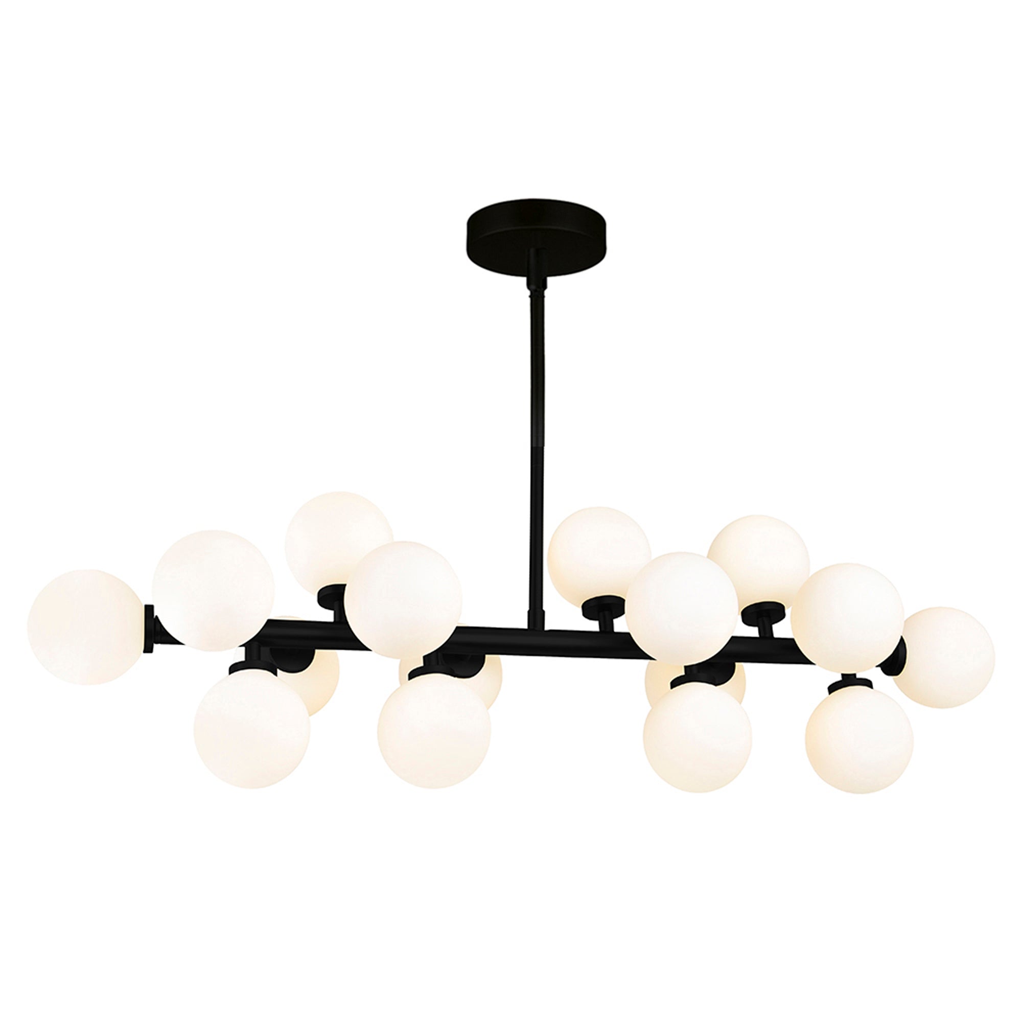 Arya 16 Light Black Chandelier