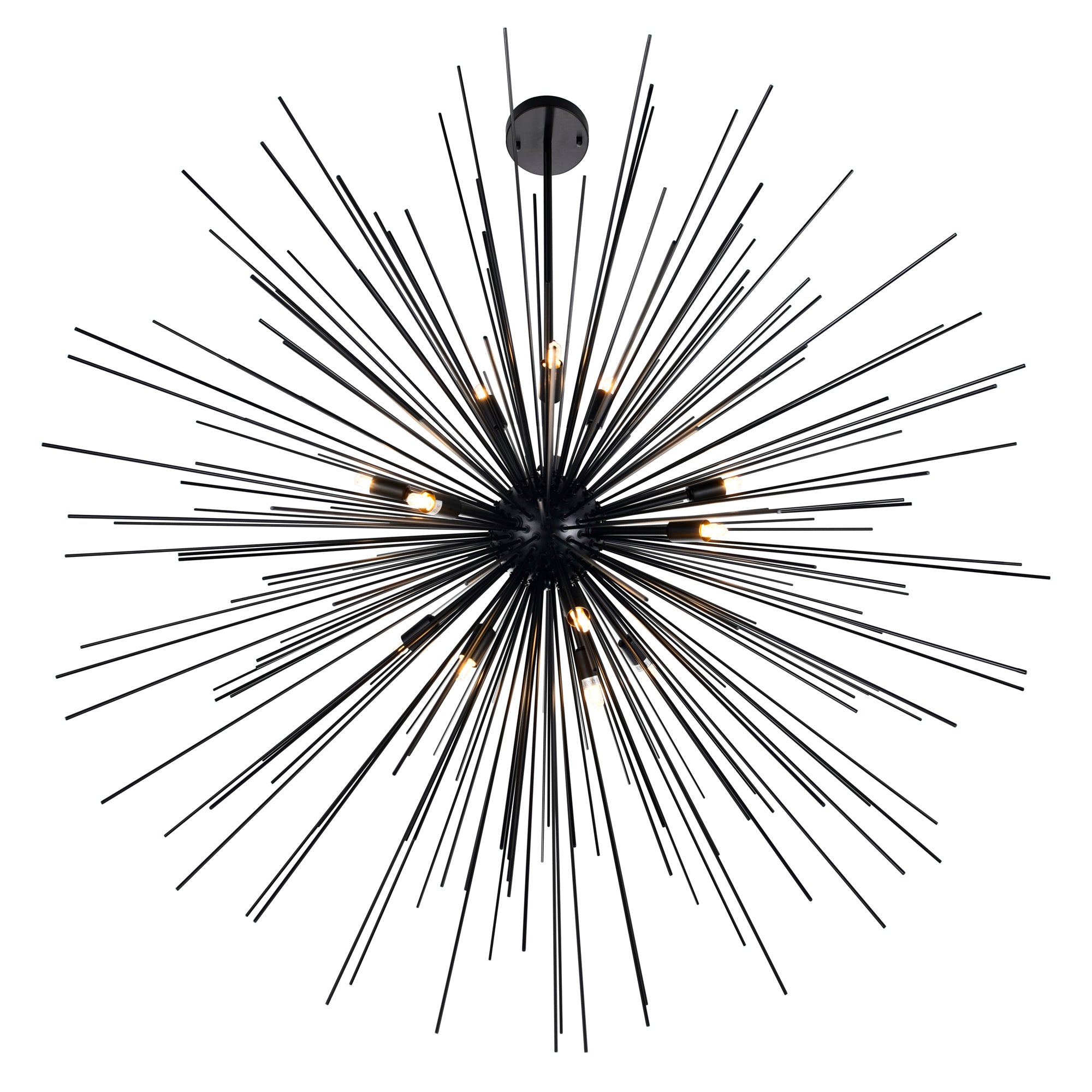 Savannah 14 Light 40in Black Chandelier