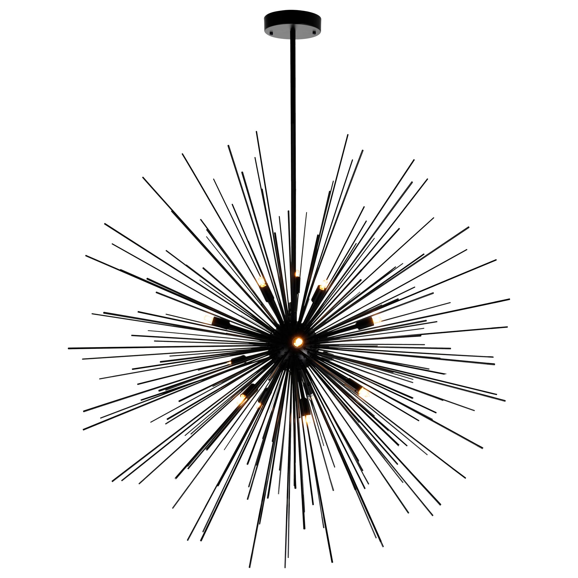 Savannah 14 Light 40in Black Chandelier