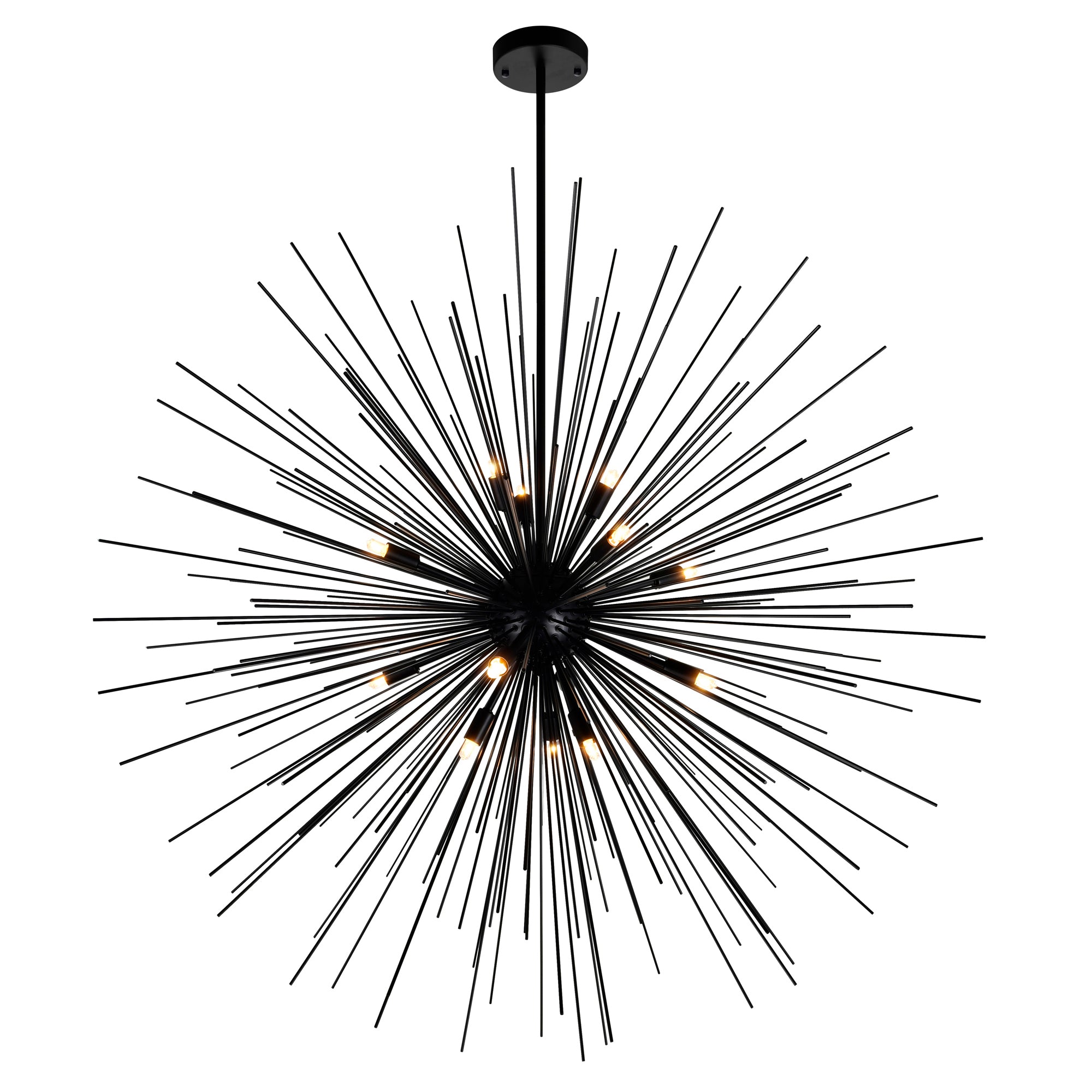 Savannah 14 Light 40in Black Chandelier
