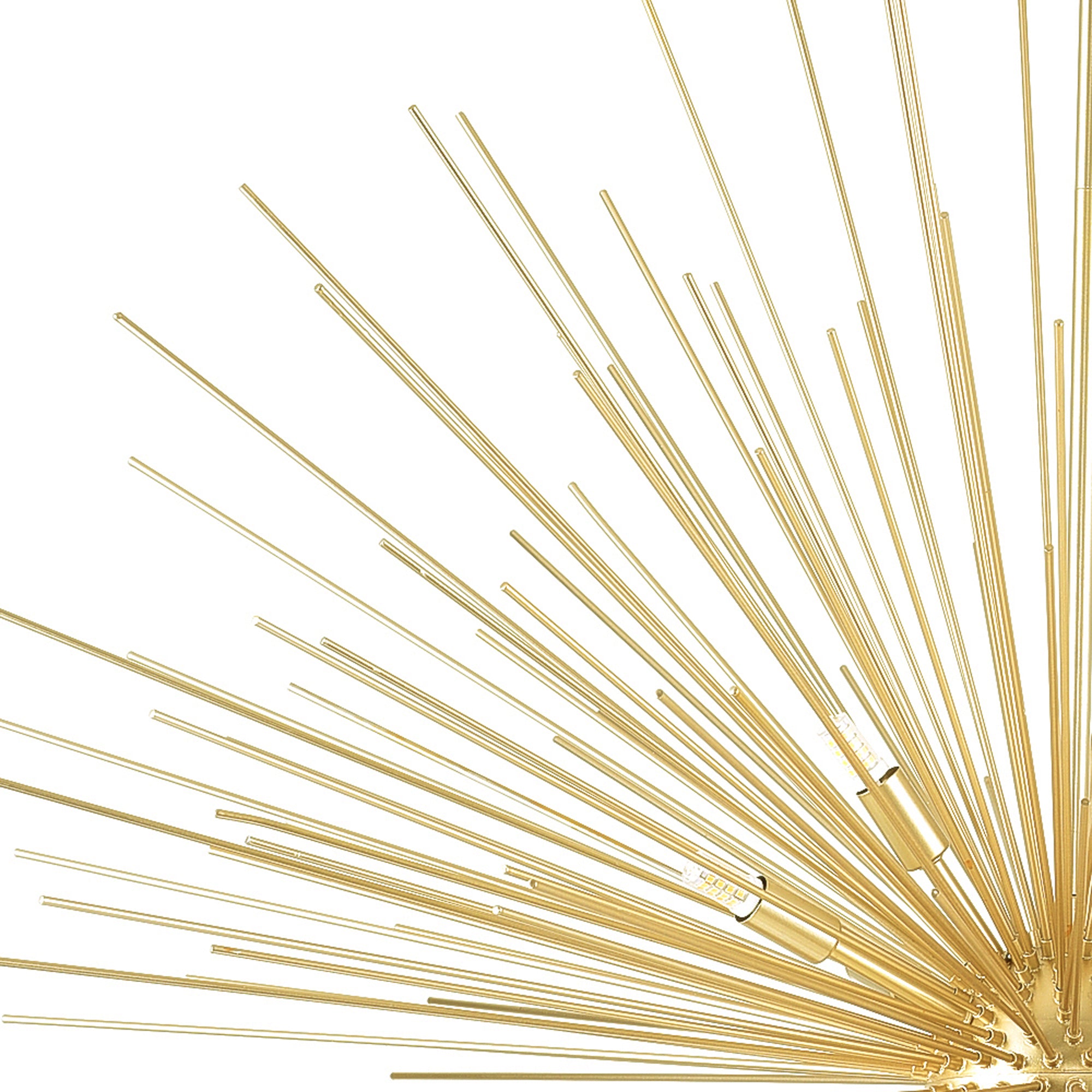 Savannah 14 Light 40in Gold Leaf Chandelier