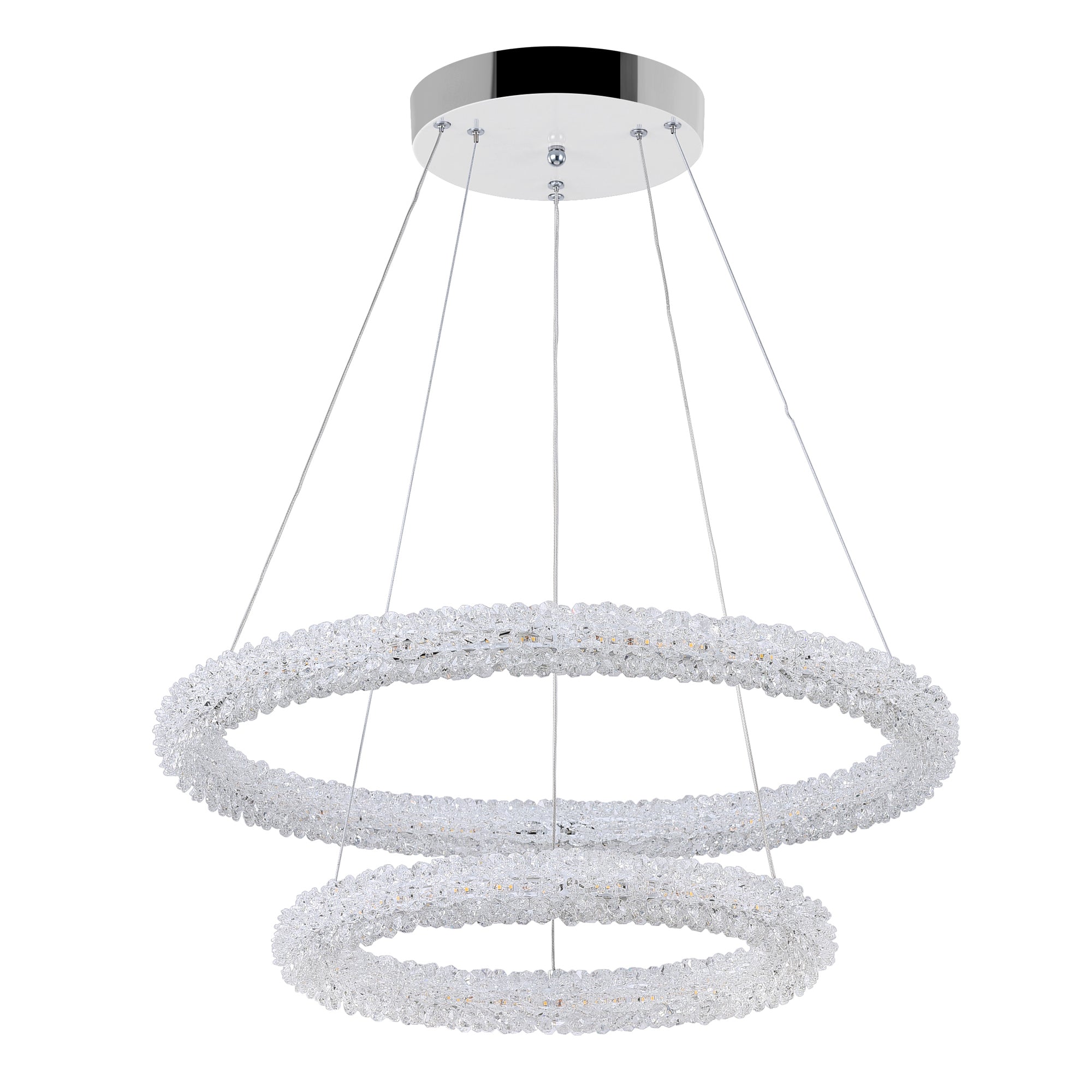 Arielle LED Chandelier With Chrome Finish