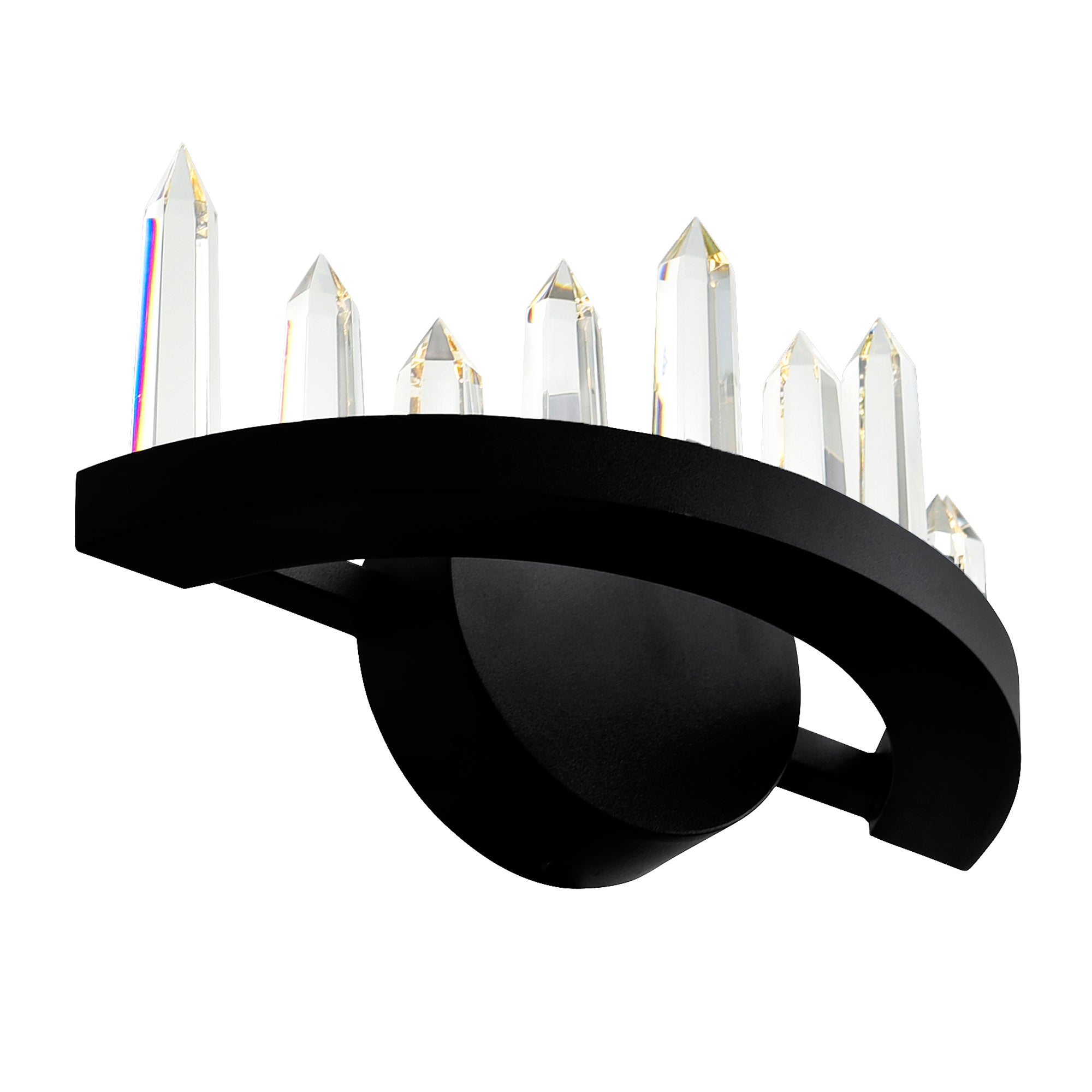 Juliette Integrated LED Black Wall Sconce