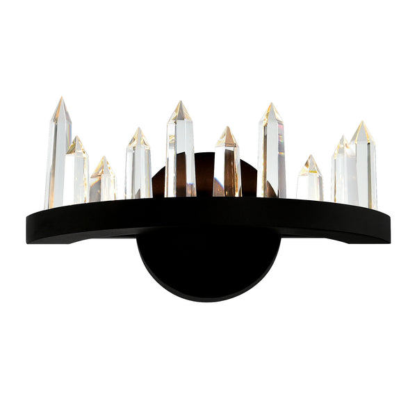 Juliette Integrated LED Black Wall Sconce
