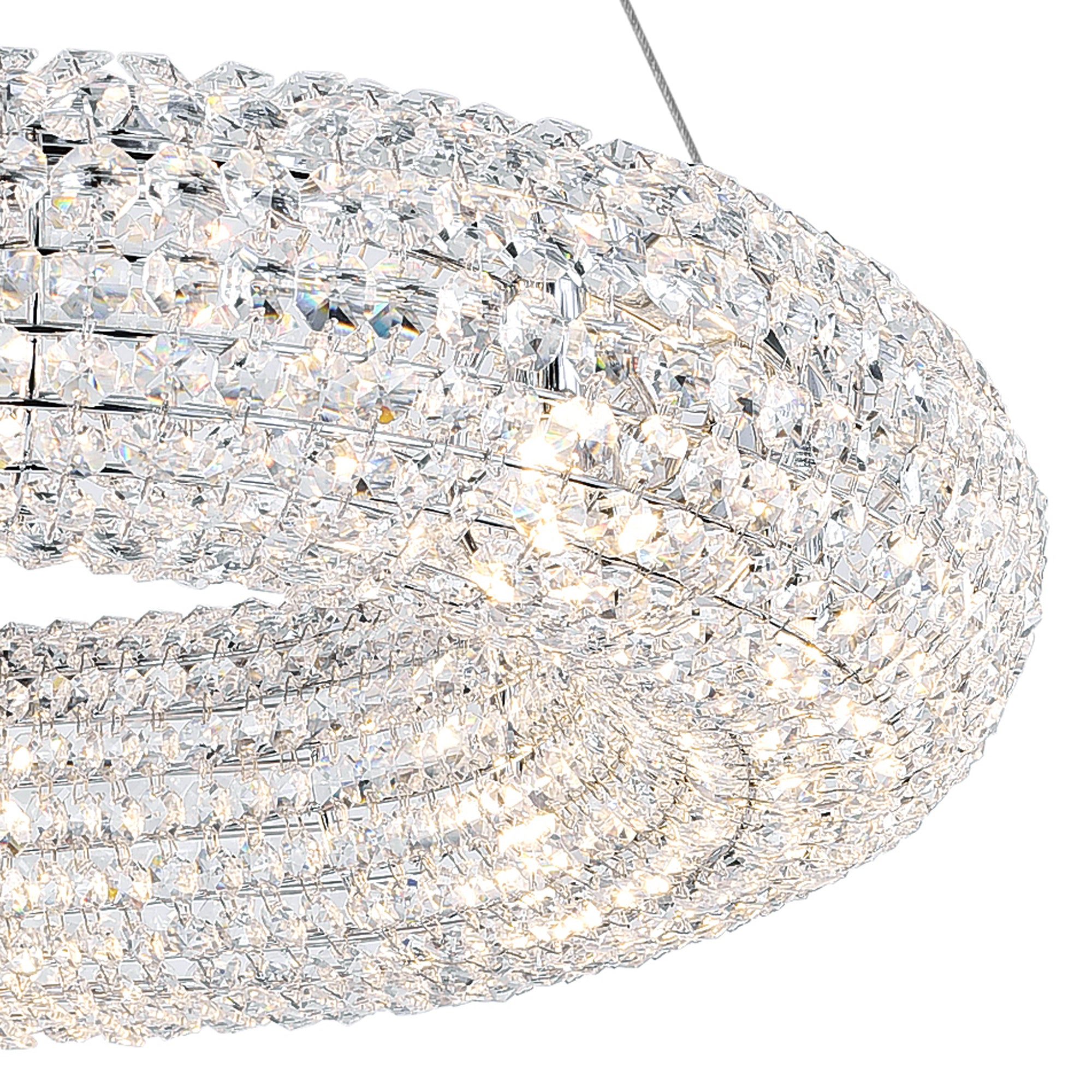 Veronique 8 Light Chrome Chandelier