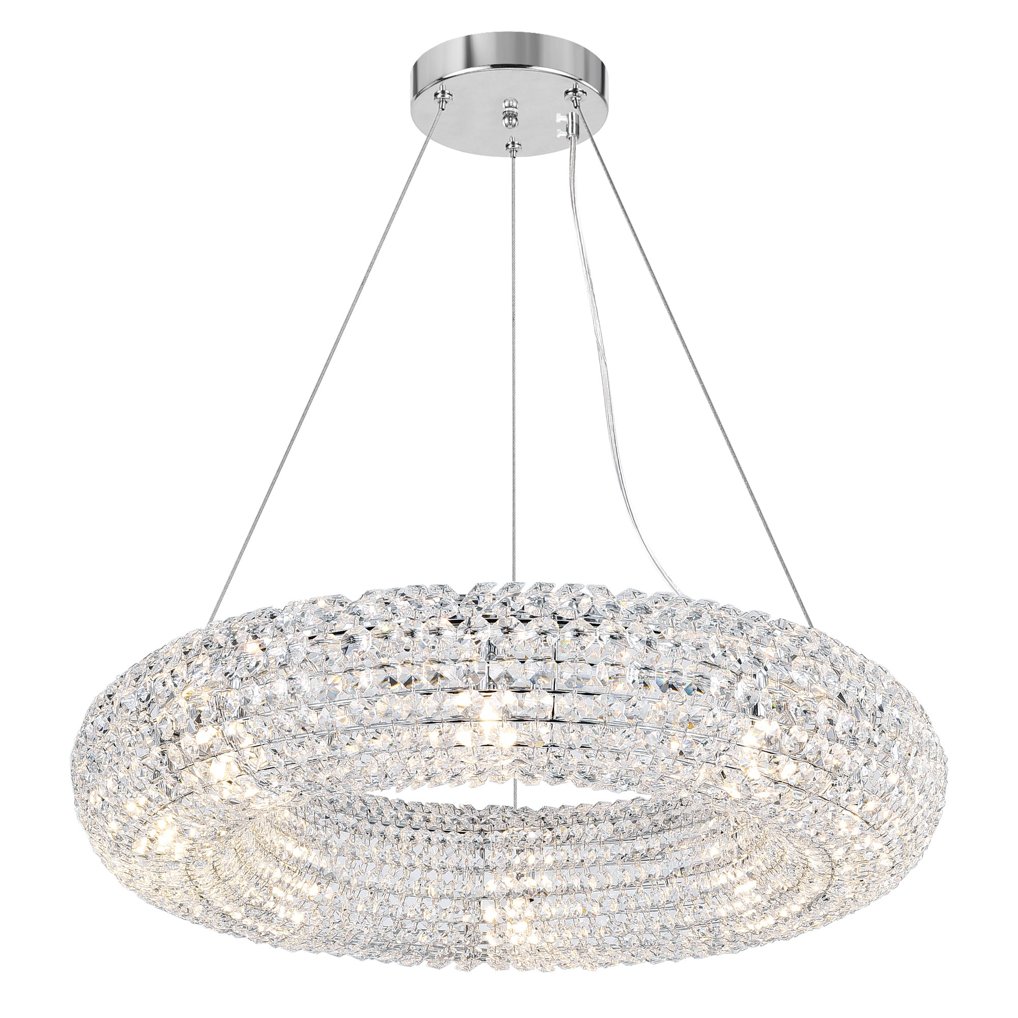 Veronique 8 Light Chrome Chandelier