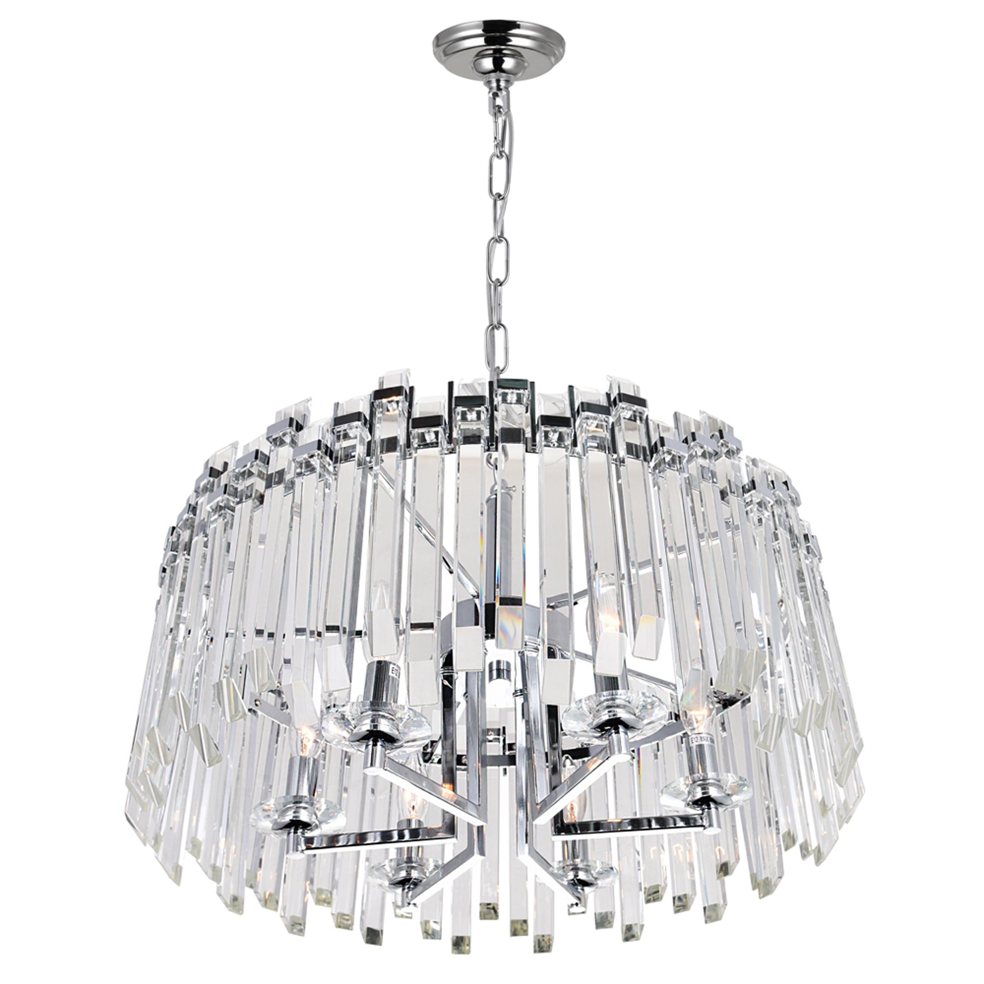 Henrietta 6 Light Chandelier With Chrome Finish