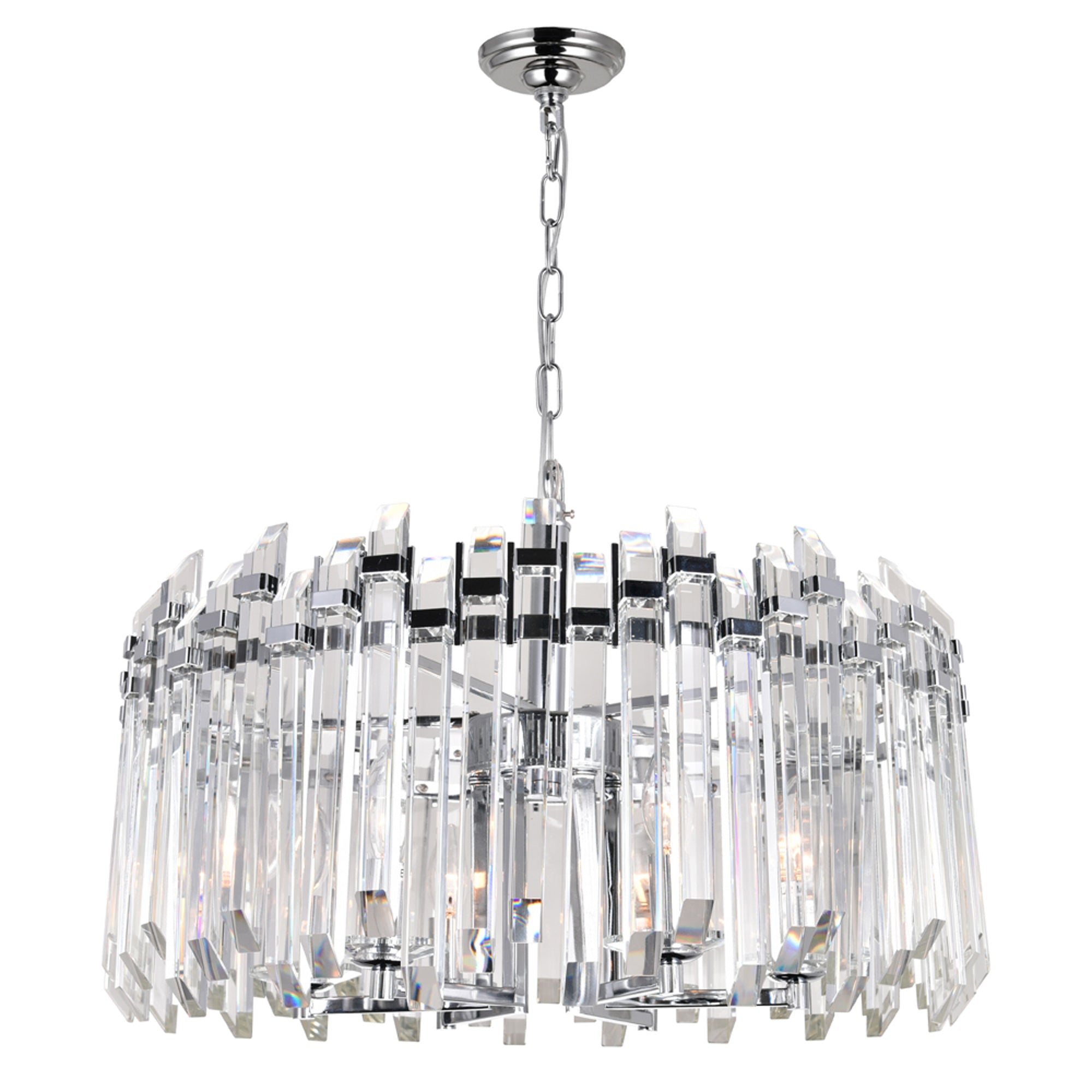 Henrietta 6 Light Chandelier With Chrome Finish