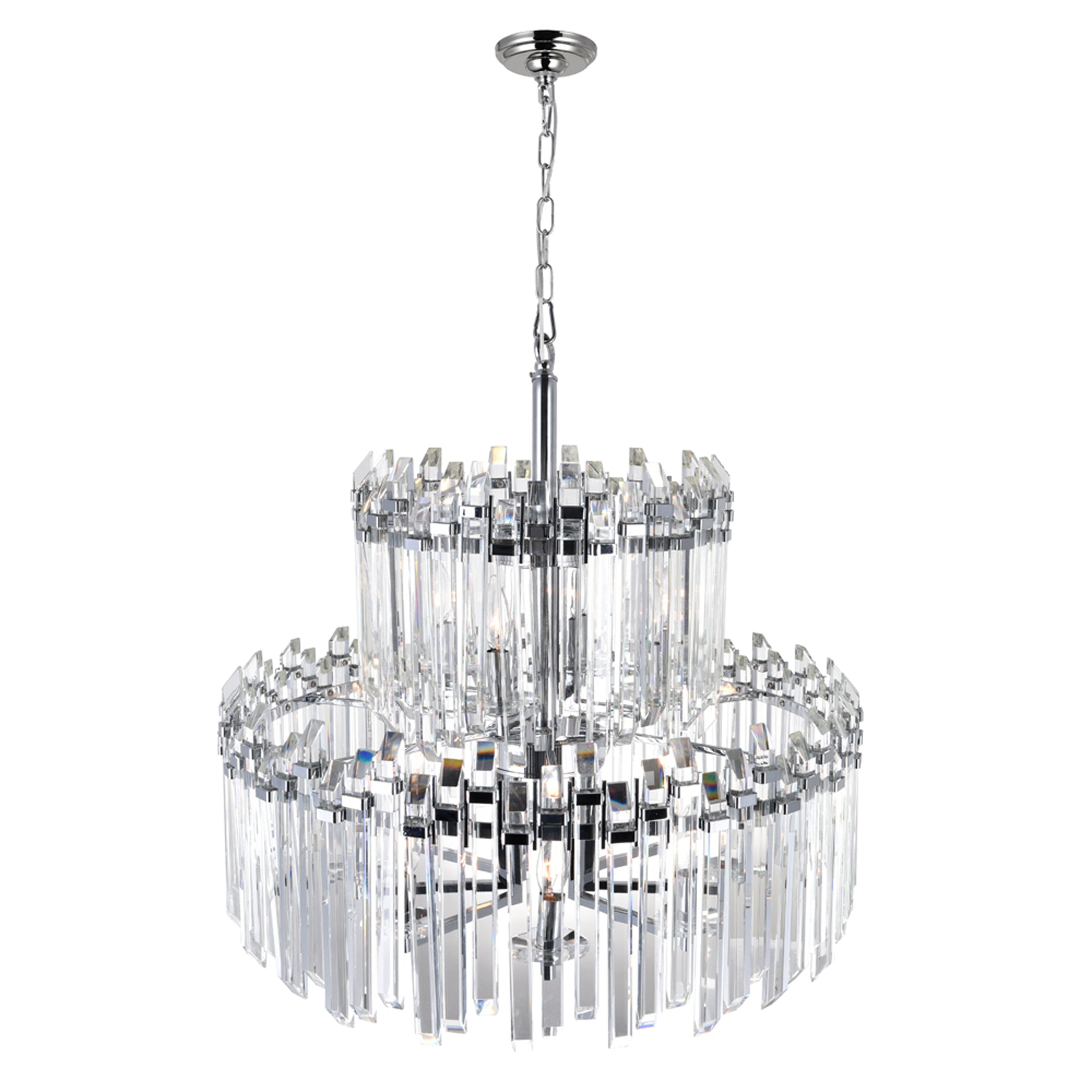 Henrietta 12 Light Chandelier With Chrome Finish