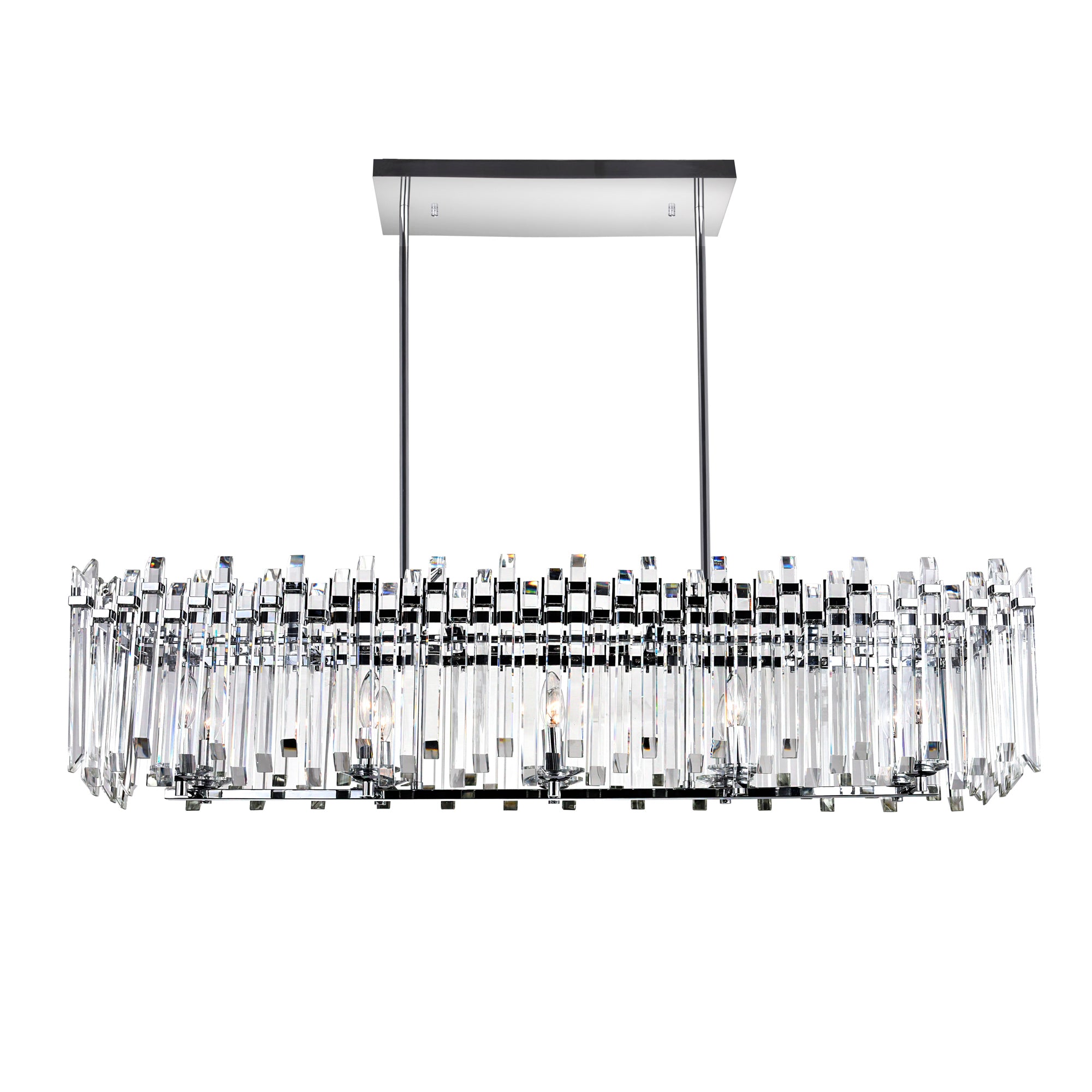 Henrietta 10 Light Chandelier With Chrome Finish