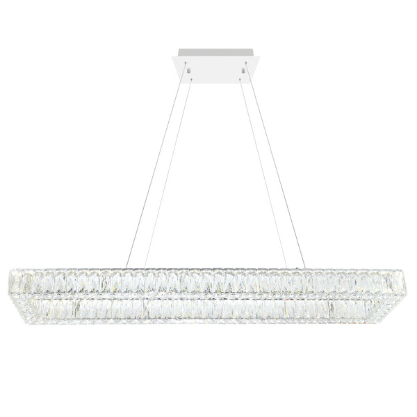 Felicity Integrated LED 44in Chrome Chandelier