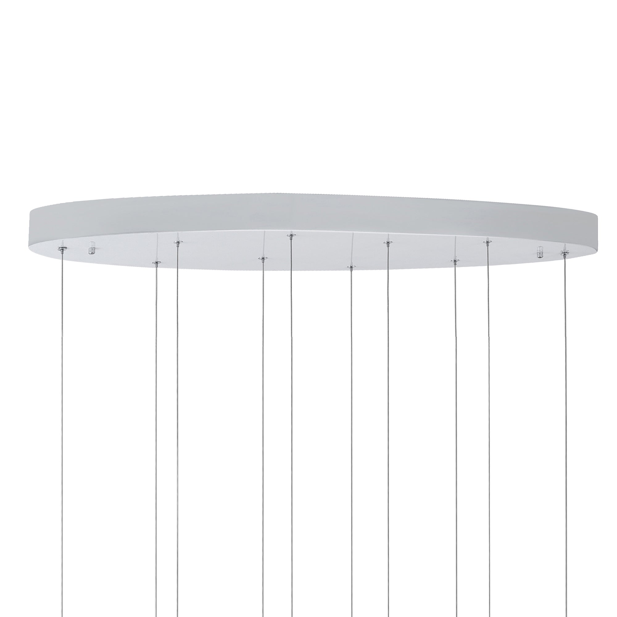 Carolina Integrated LED 40in Pewter Chandelier