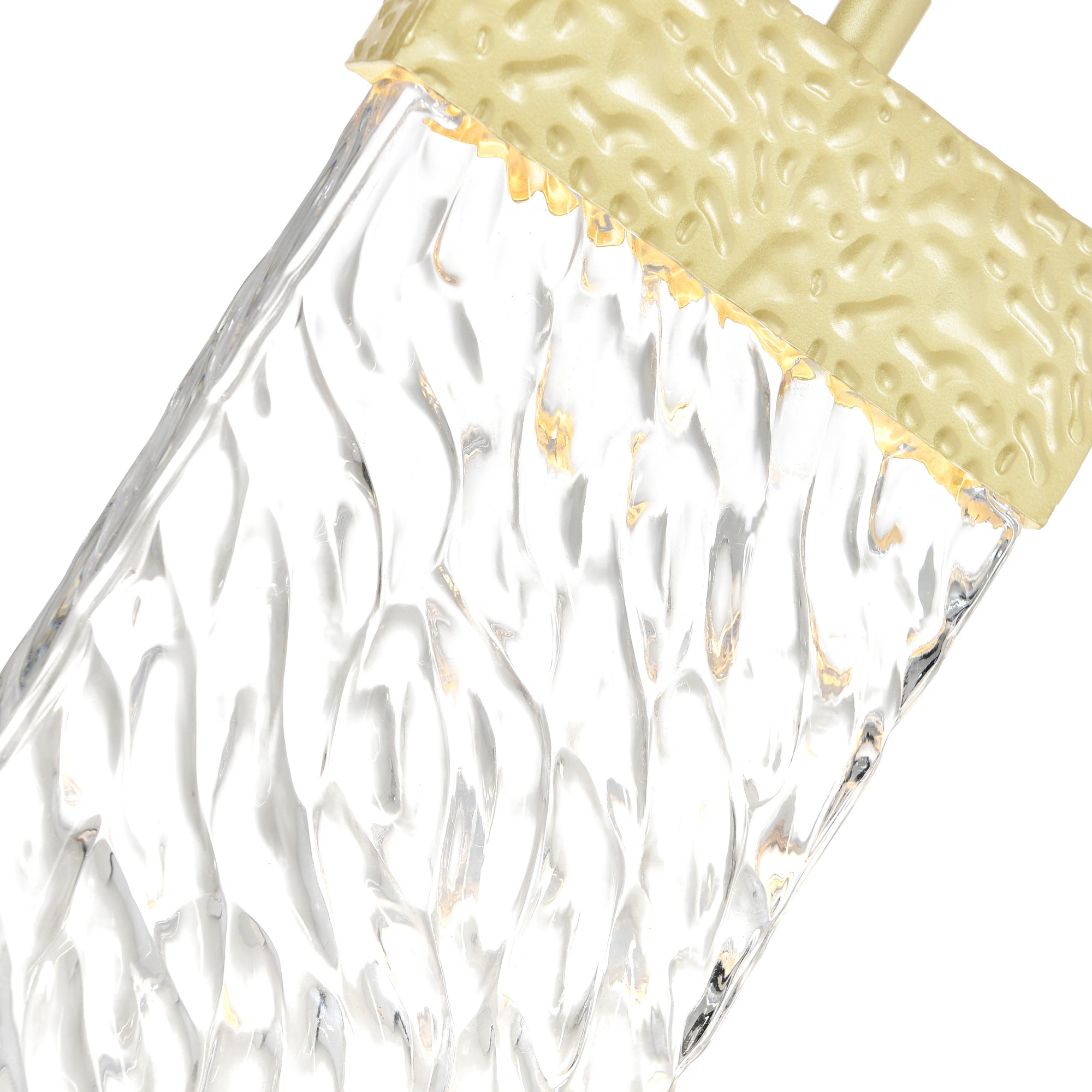 Carolina Integrated LED 5in Gold Leaf Pendant