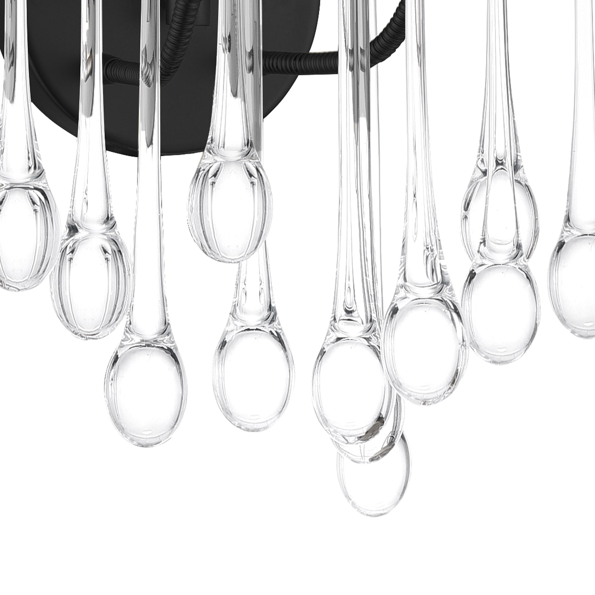 Anita 2 Light Black Wall Sconce