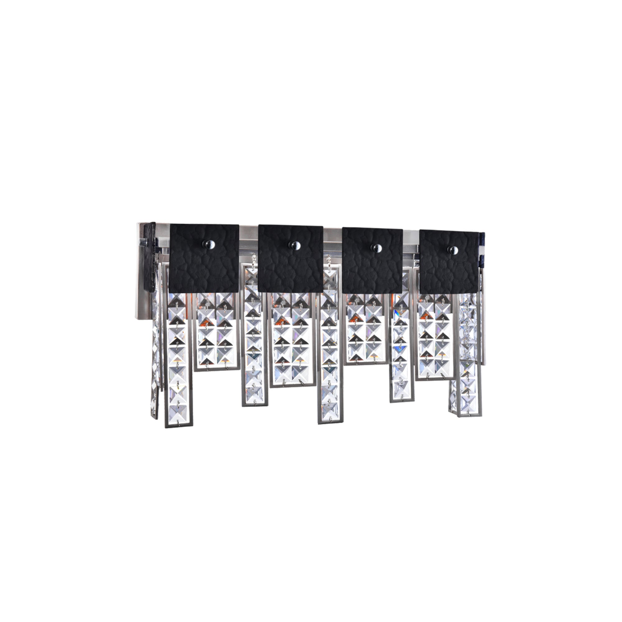 Glacier 3 Light Vanity Light With Polished Nickel Finish