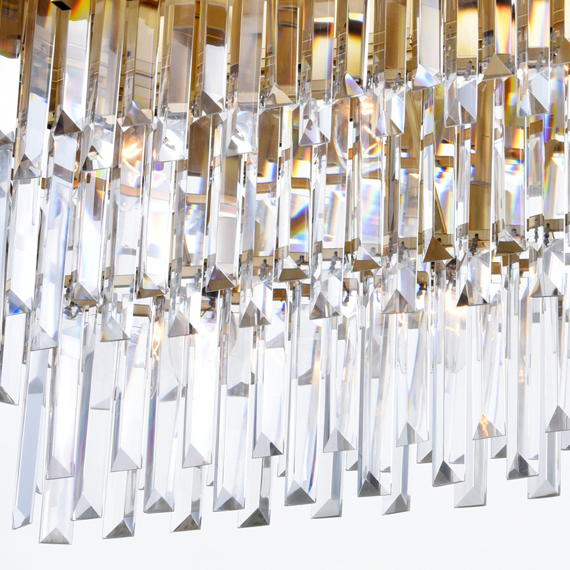 Deco 9 Light Medallion Gold Pool Table Light