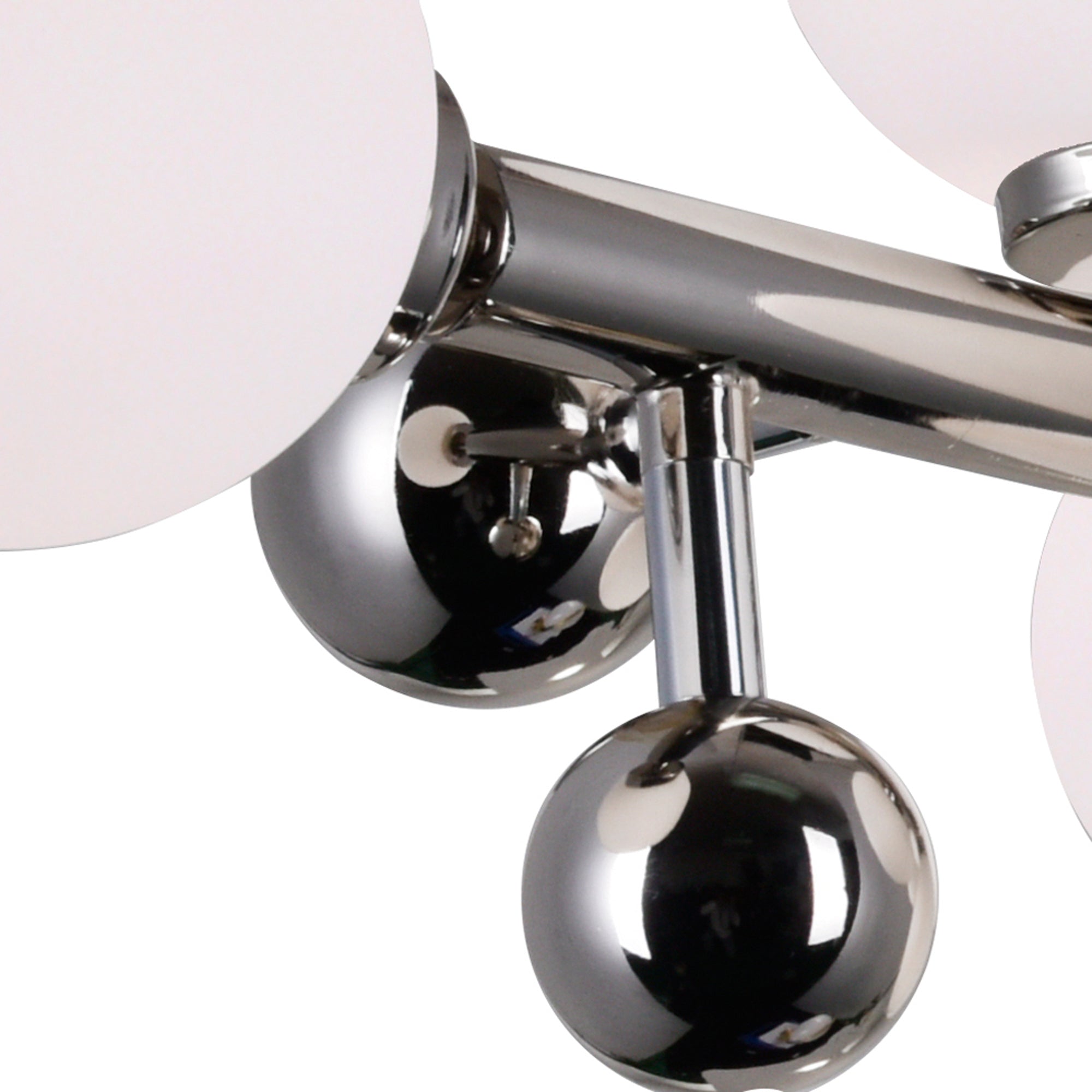 Element 10 Light Chandelier With Polished Nickel Finish