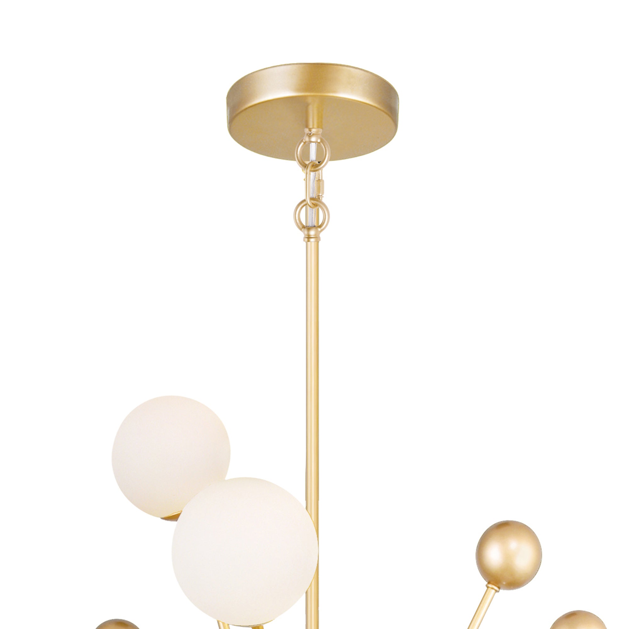 Element 17 Light 39in Sun Gold Chandelier