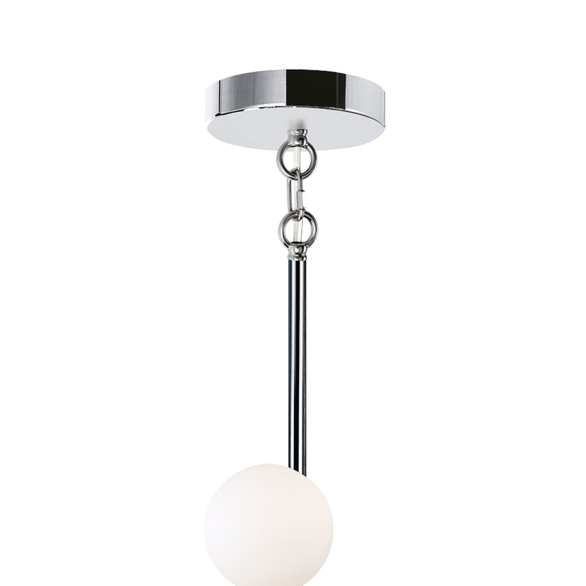 Element 17 Light Chandelier With Polished Nickel Finish