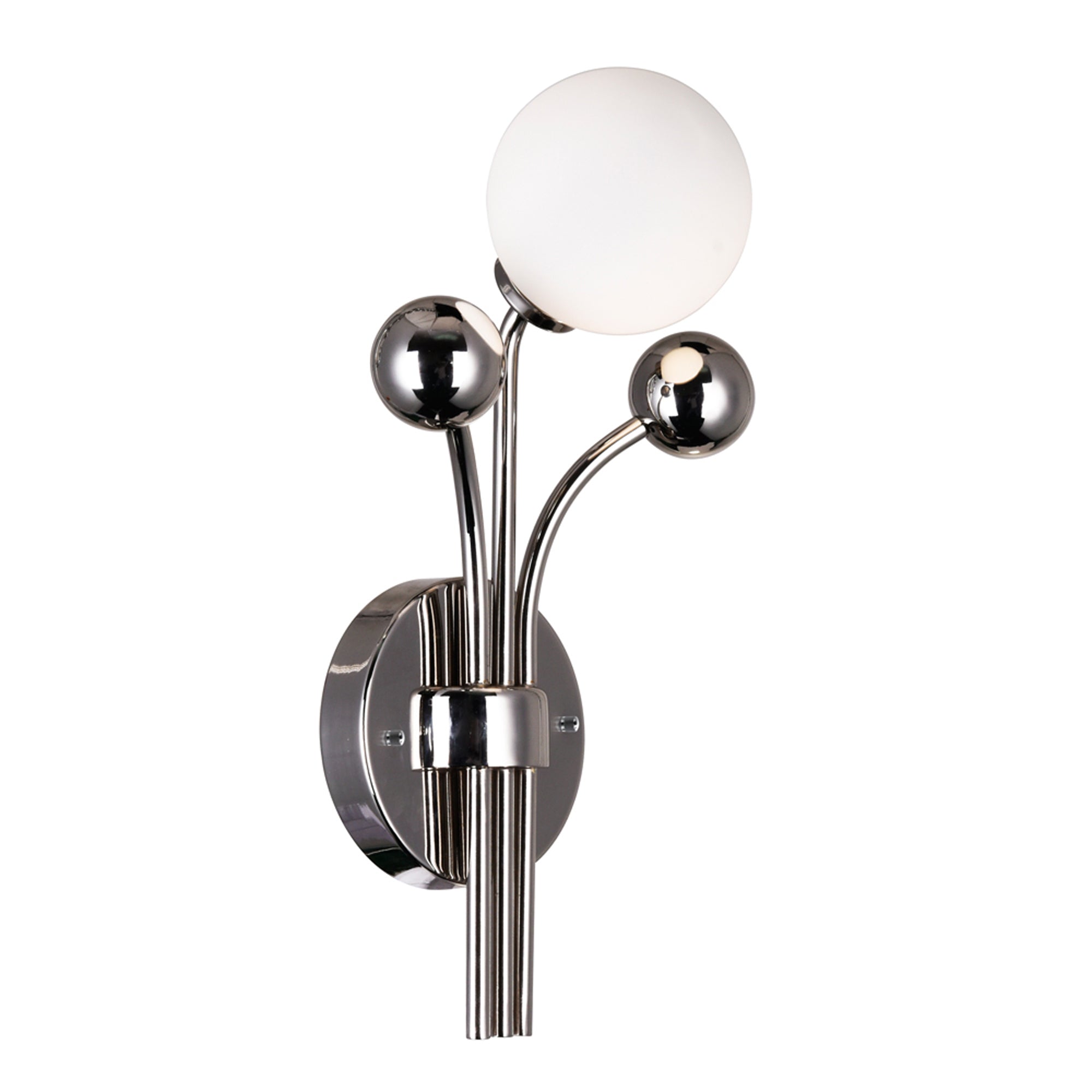 Element 1 Light Wall Light With Polished Nickel Finish