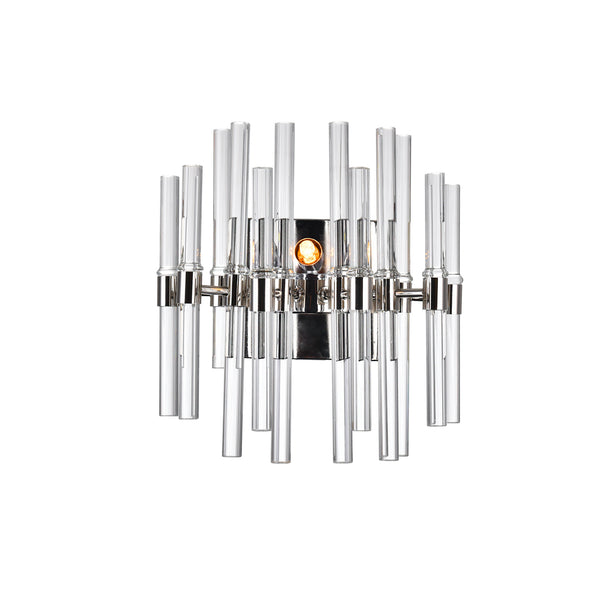 Miroir 2 Light 18in Polished Nickel Wall Light