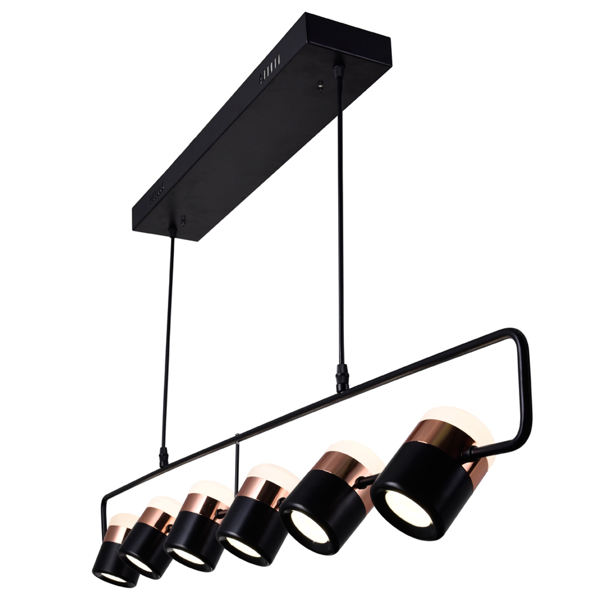 Moxie LED Pool Table Light With Black Finish