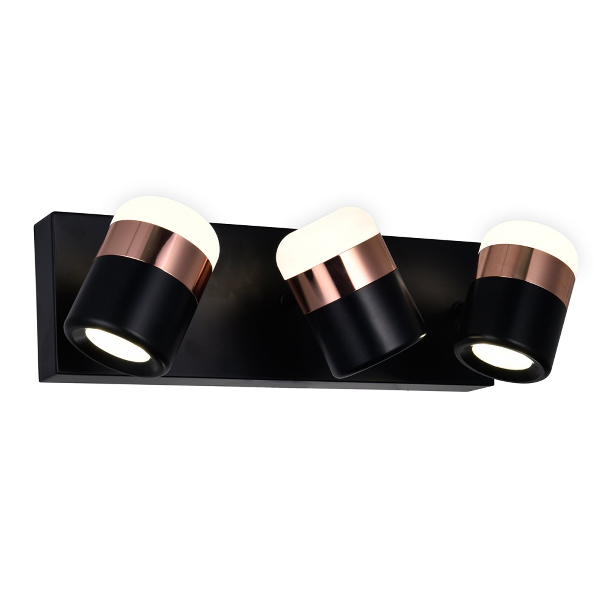 Moxie LED Vanity Light With Black Finish