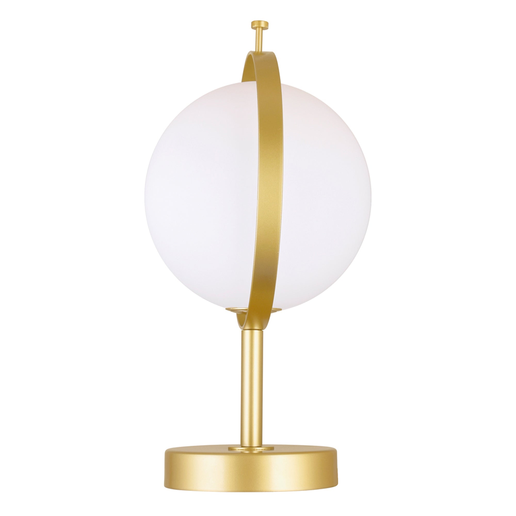 Da Vinci 1 Light 10in Brass Table Lamp