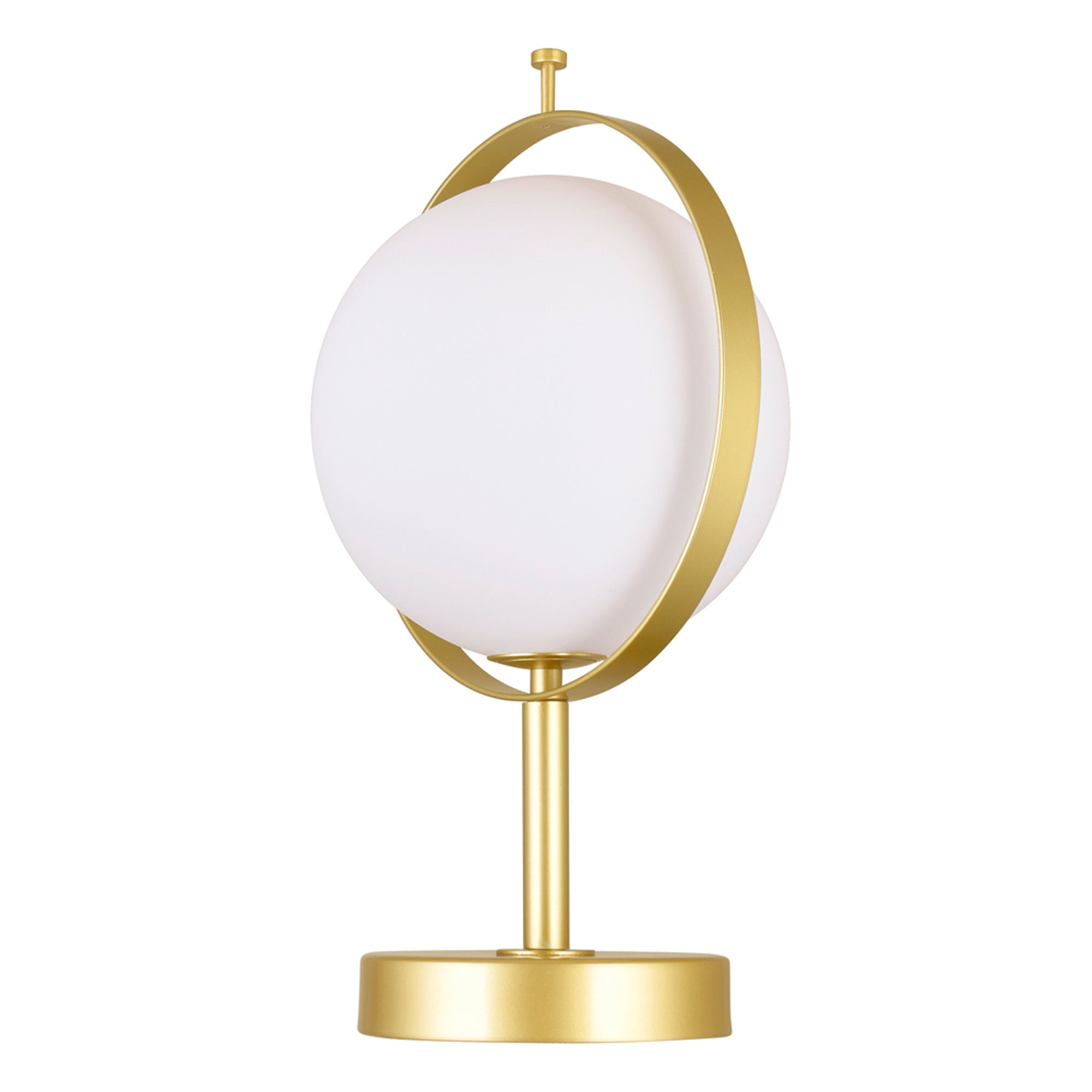Da Vinci 1 Light 10in Brass Table Lamp