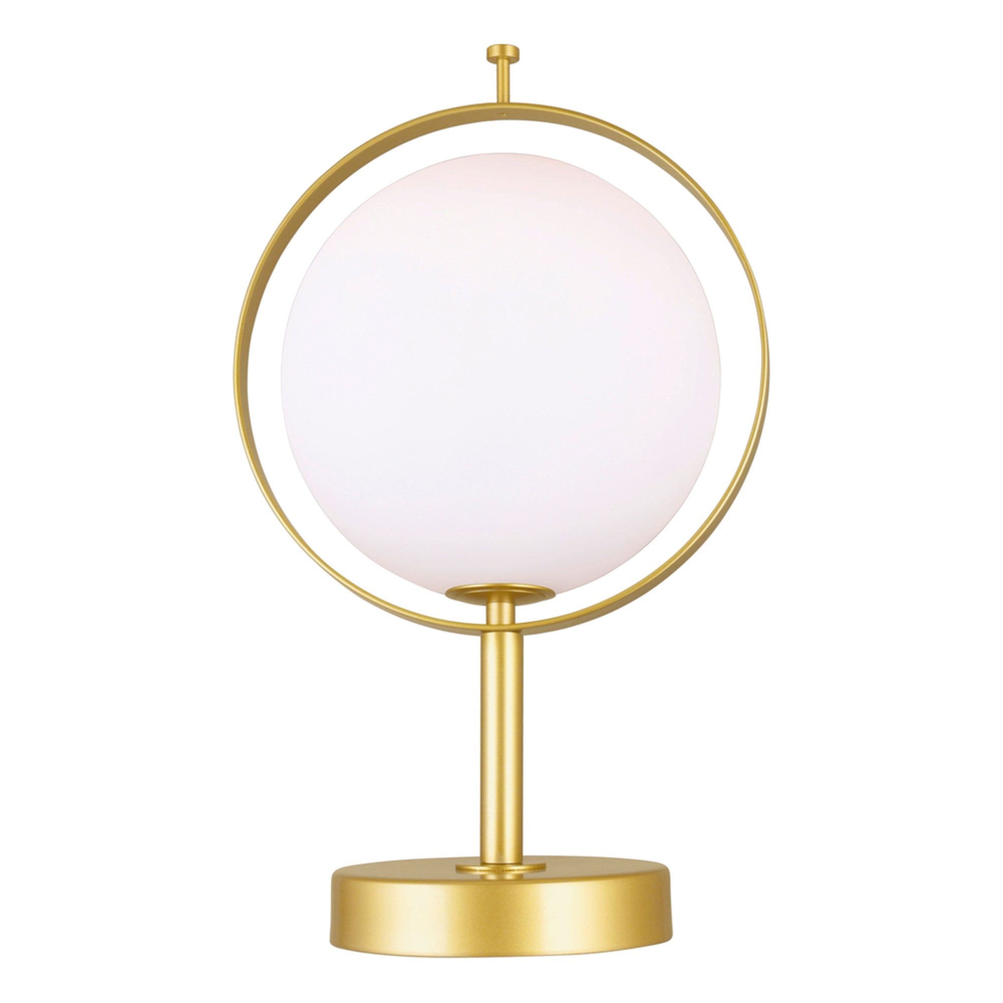 Da Vinci 1 Light 10in Brass Table Lamp
