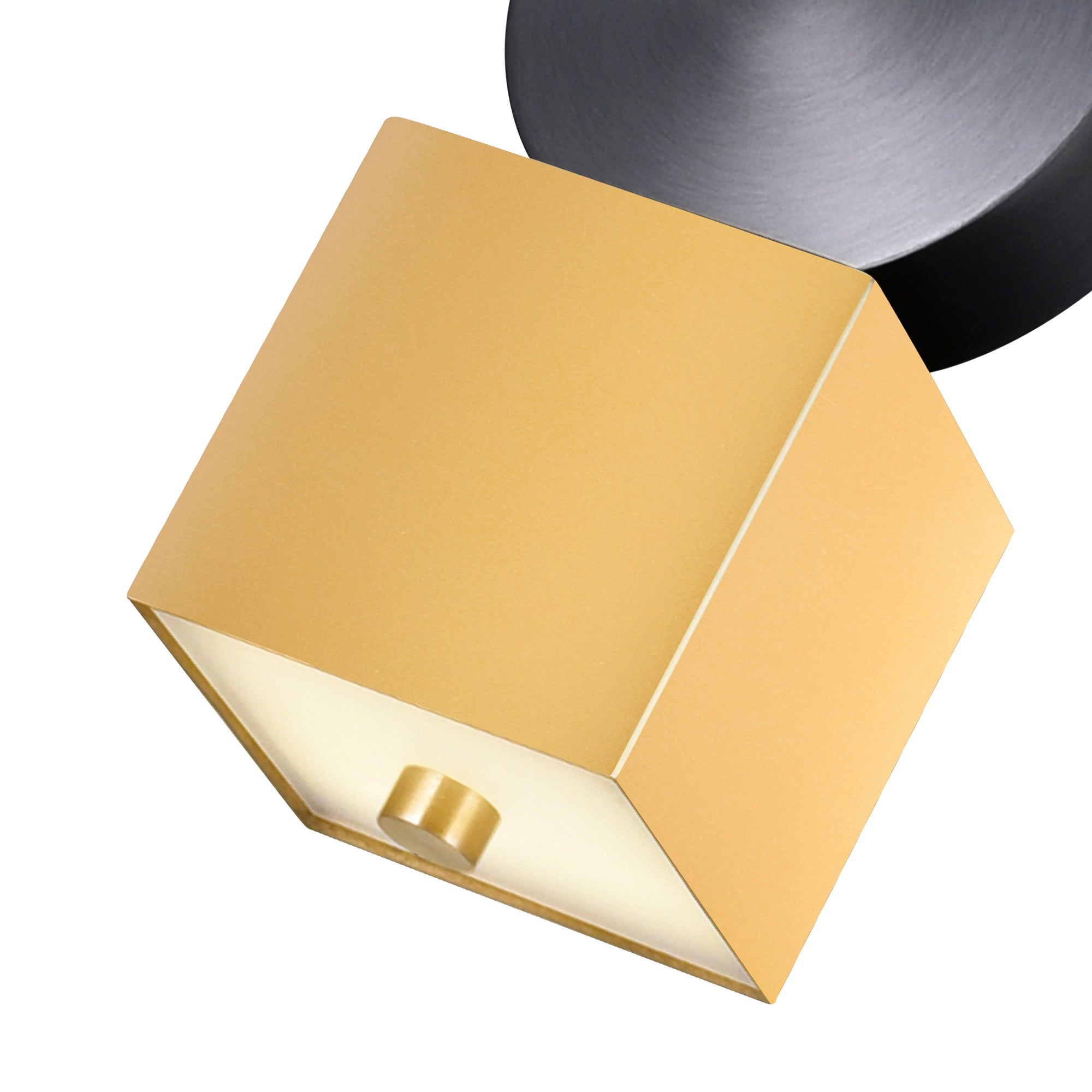 Saleen LED Mini Pendant With Sun Gold & Black Finish