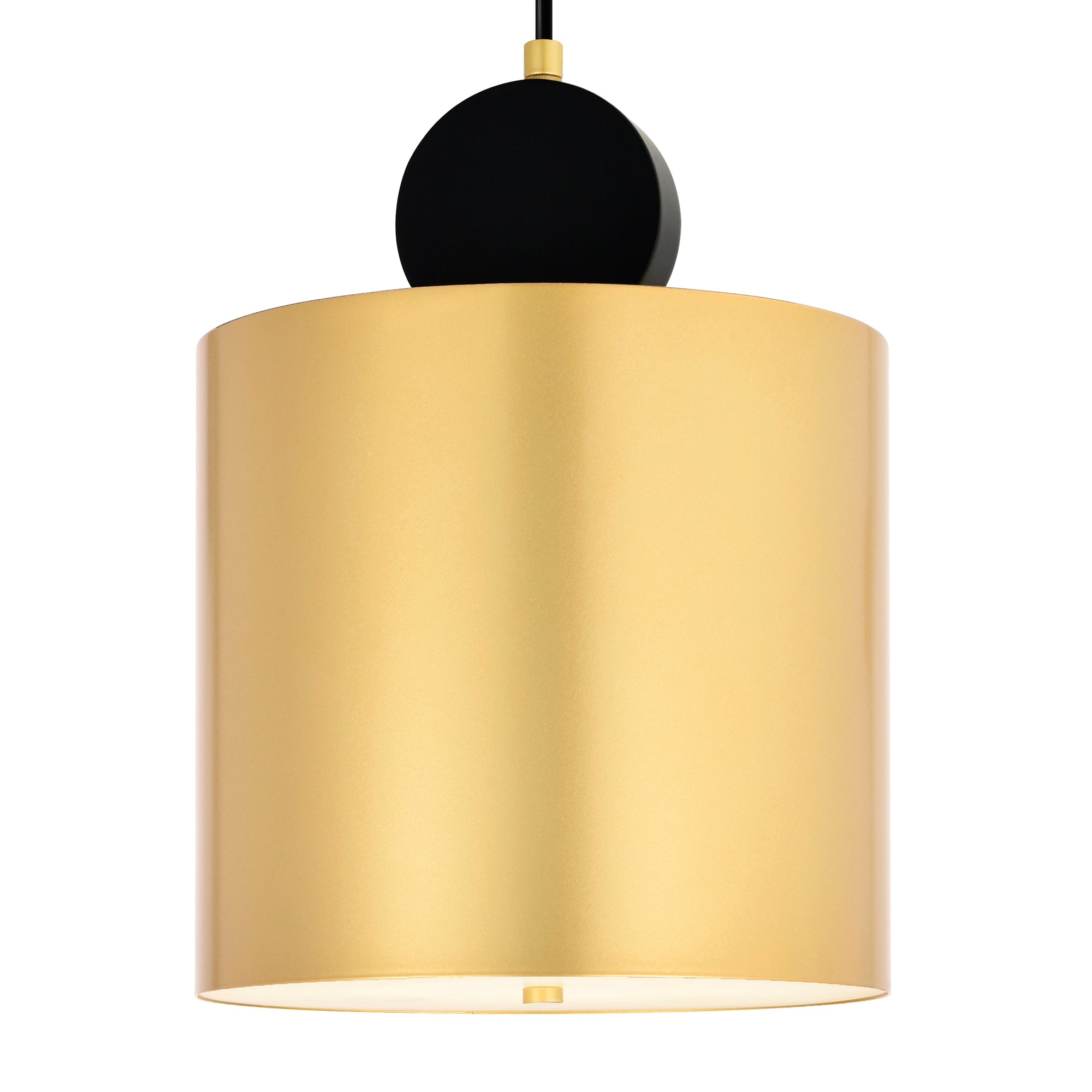 Saleen LED Mini Pendant With Sun Gold & Black Finish